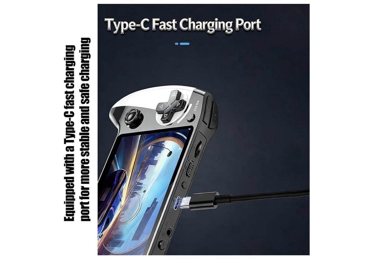 X9 Handheld Game Console 5.5″ Screen Black/White USB-C Wi-Fi 720p Region Free