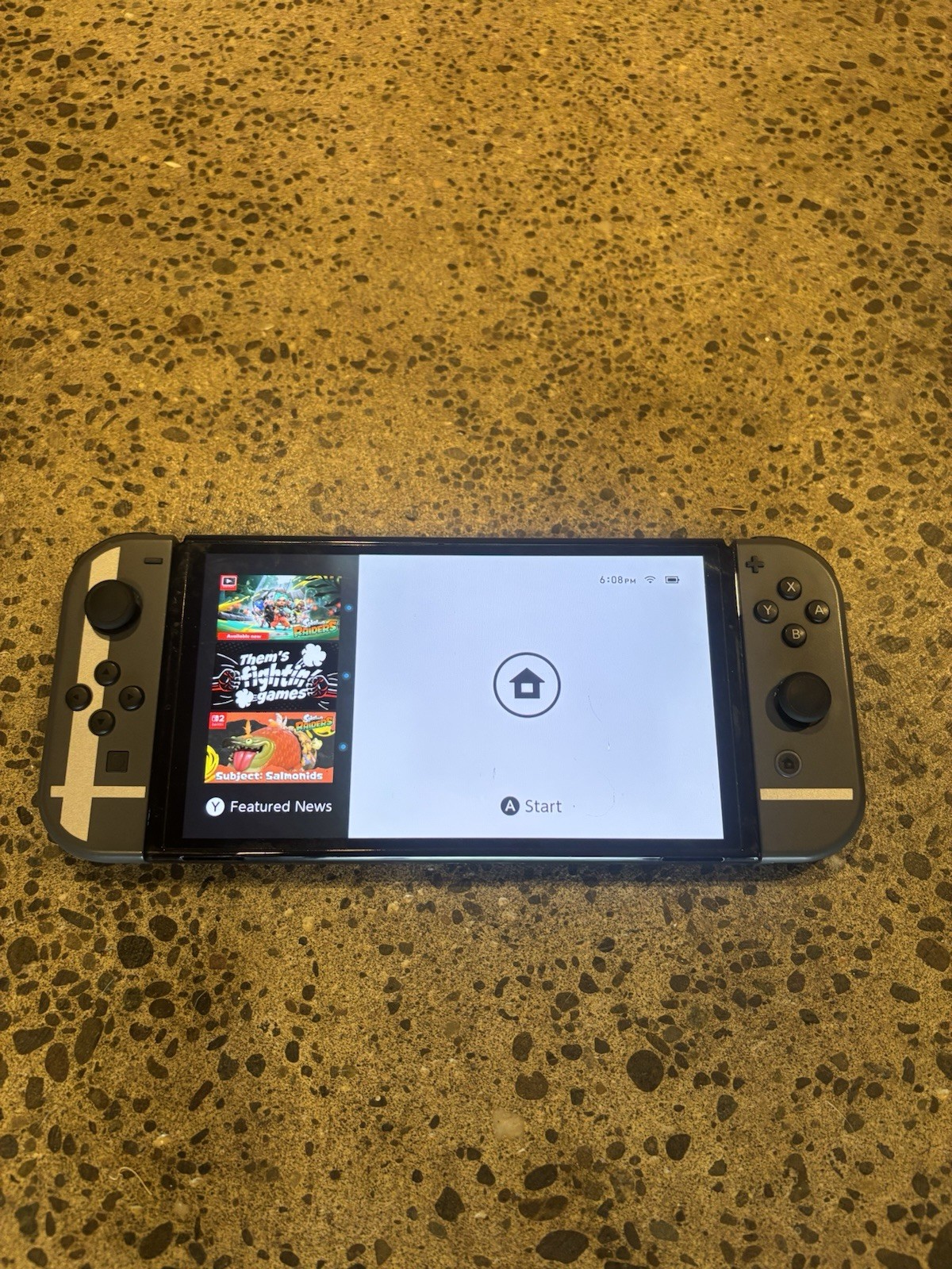 Nintendo Switch OLED System Super Smash Bros Edition. With 256GB Micro SD Card