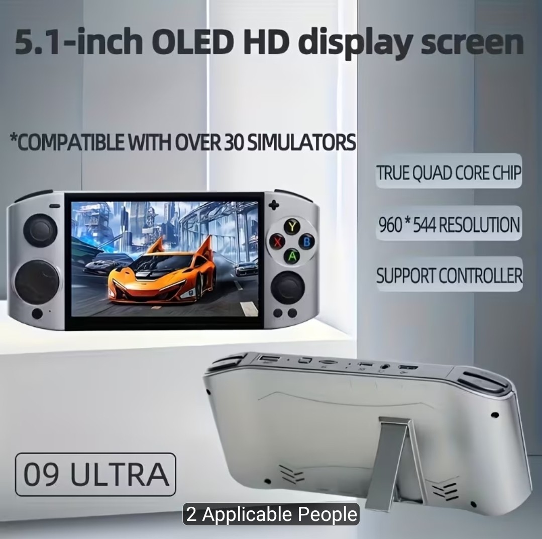 Handheld Gaming Console, Upgraded in 2026, 5. 1-Inch ,Lithium Polymer Battery