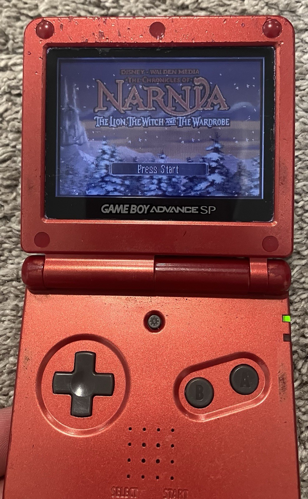 Nintendo Game Boy Advance SP – Flame Red (Tested & Working) – Next Day Ship