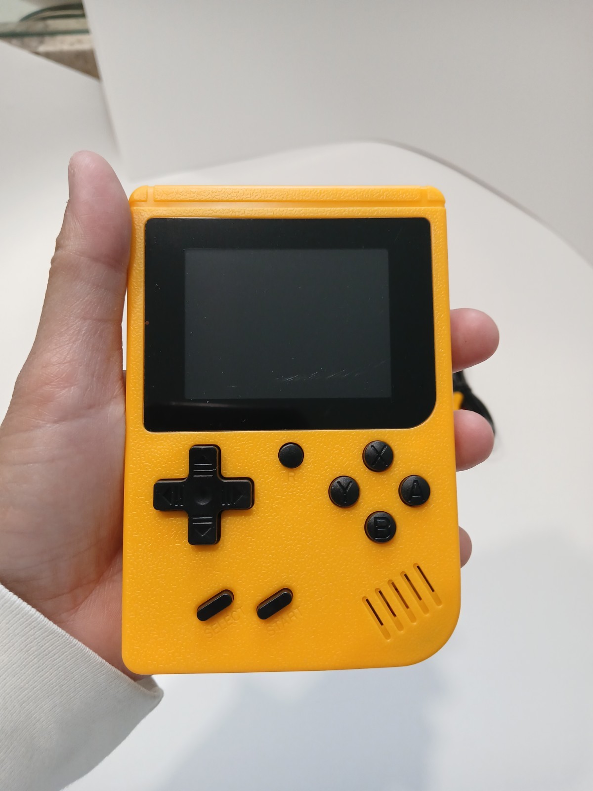 Game Box Plus Digital Game System /400 Built-In Retro Game (Color: Yellow)