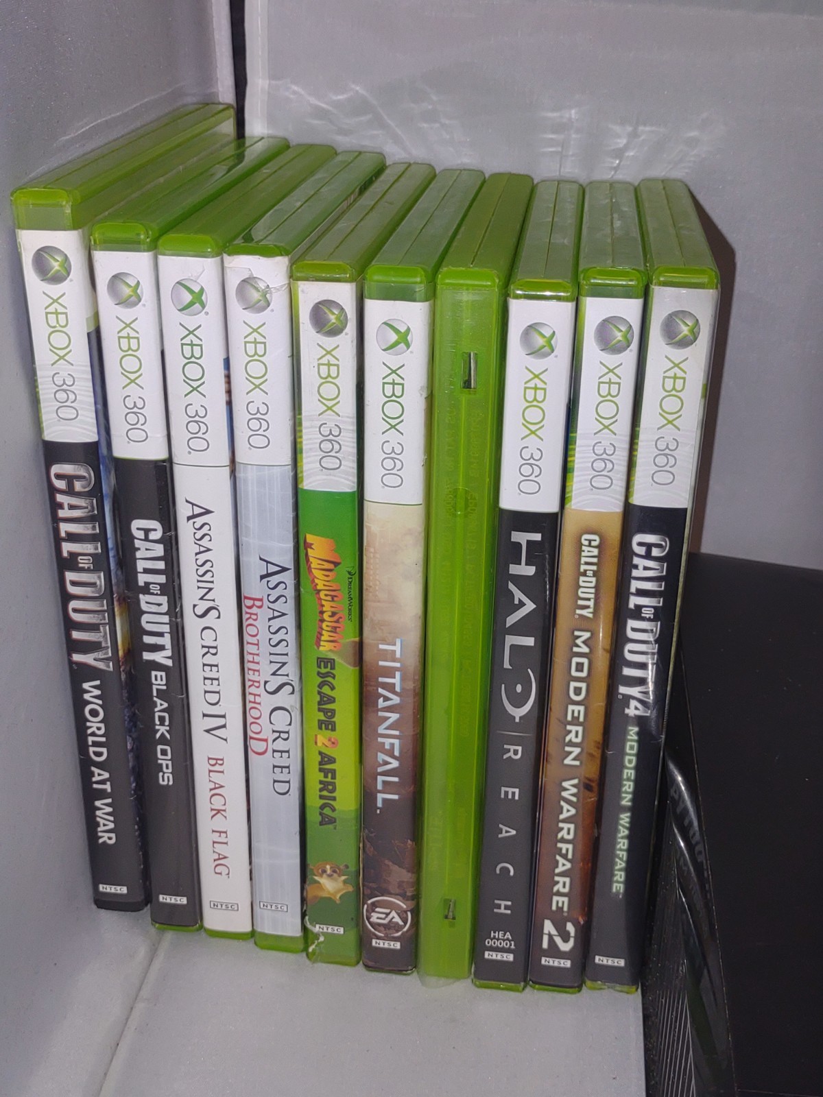Xbox 360 S 1439 Black Console Bundle 250GB HDD + 10 Games Complete