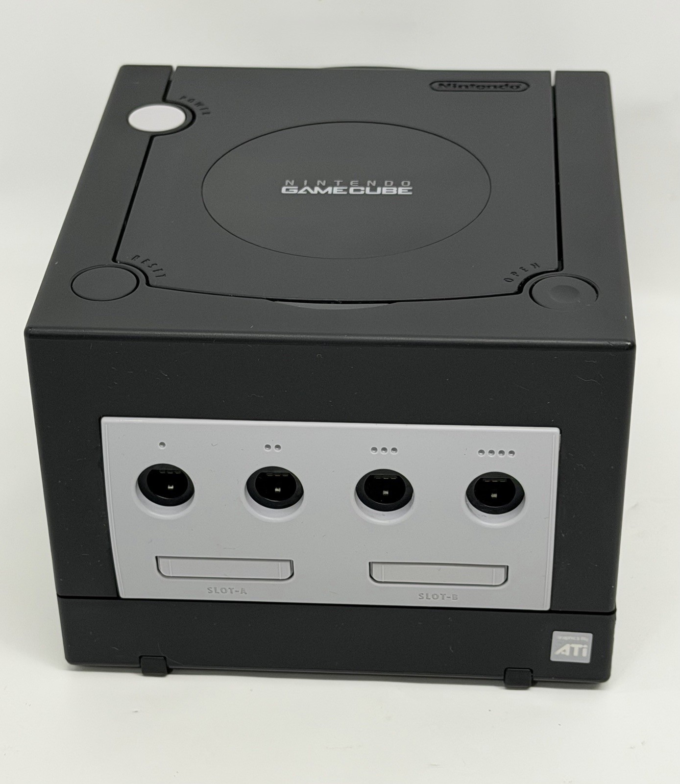 Nintendo GameCube Console With Controller Black Model DOL-001 Tested Working