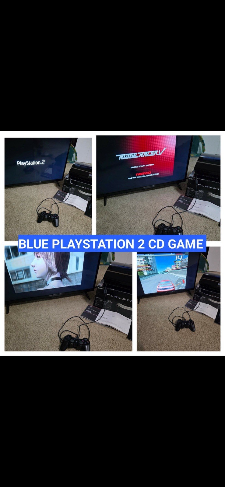 Sony PlayStation 3 CBEH1000 PS3 Console Backwards Compatible 60 GB CIB