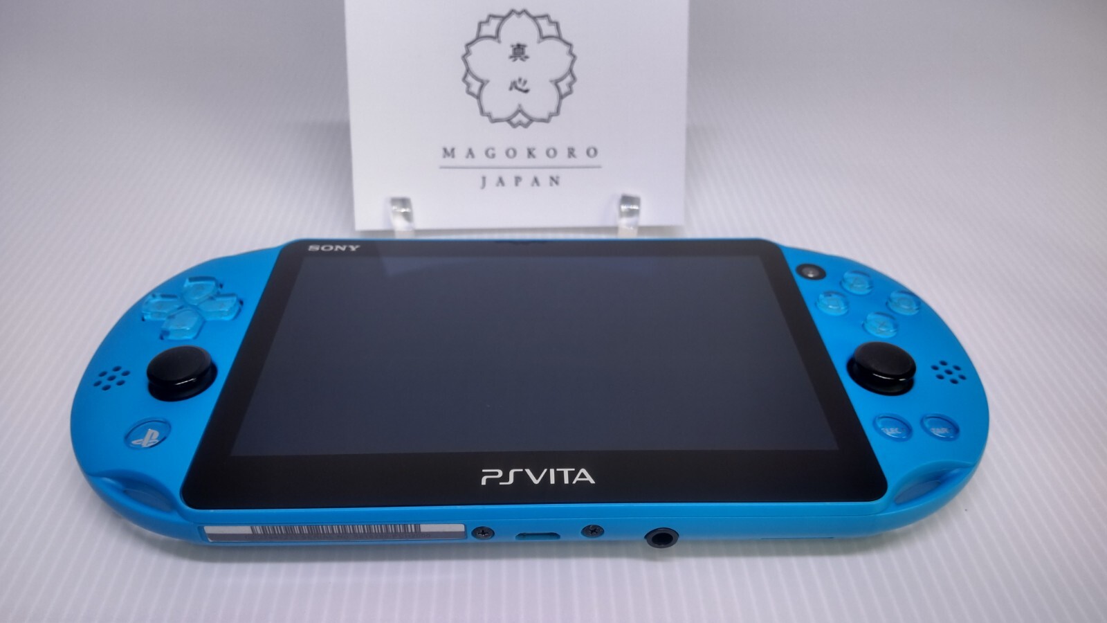 Sony PS Vita Aqua Blue PCH-2000 ZA23 Wi-Fi Console Handheld Gaming System