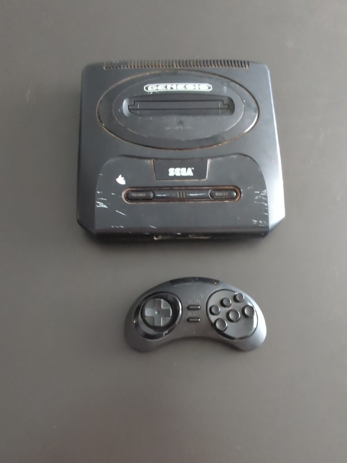 SEGA Genesis II 16MB Home Console – Black Console And Controller Only