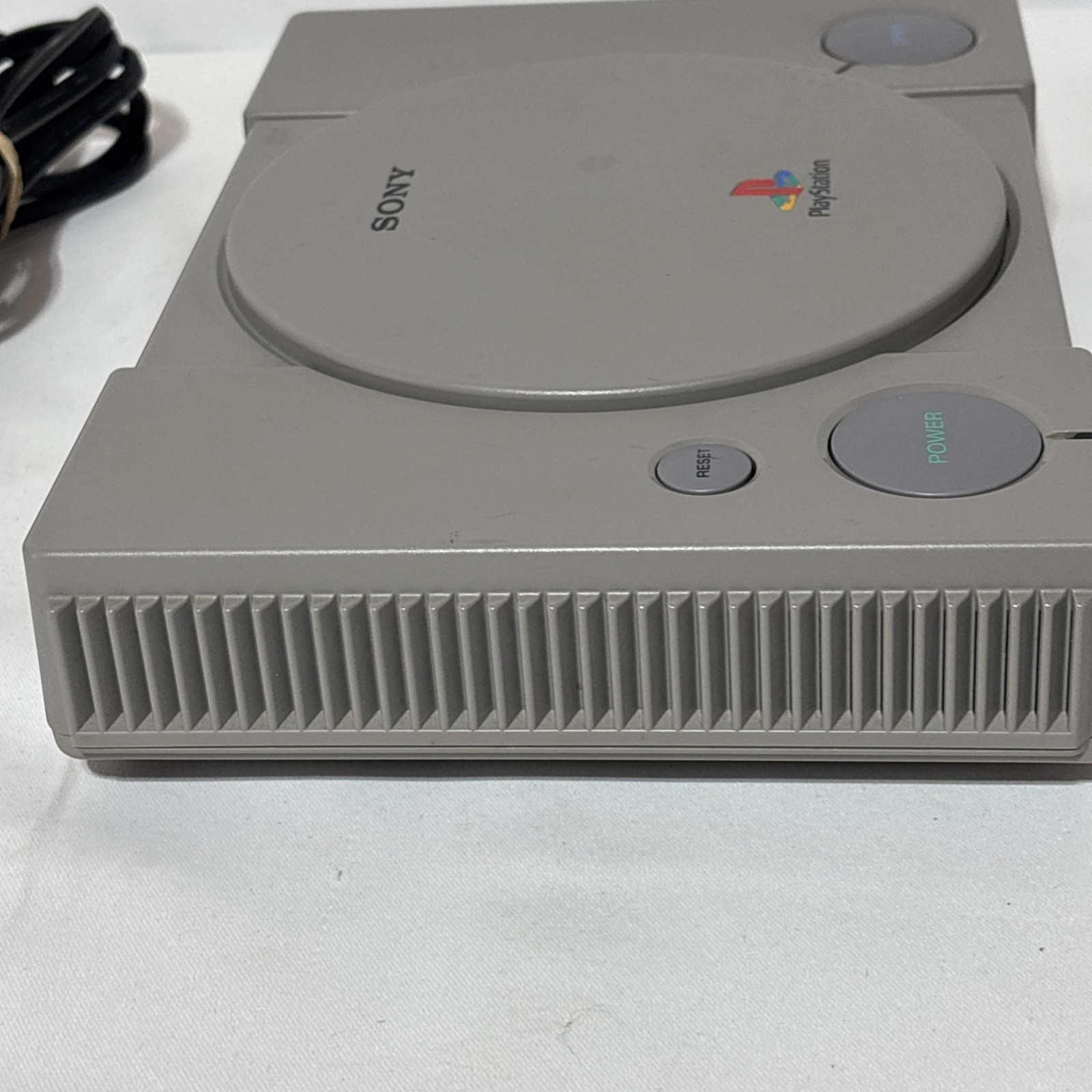 Sony PlayStation 1 Game Console Gray Model SCPH-7001 Tested Working No Control