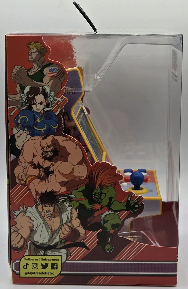 My Arcade Capcom Street Fighter II Micro Player Pro Portable Retro Arcade NEW