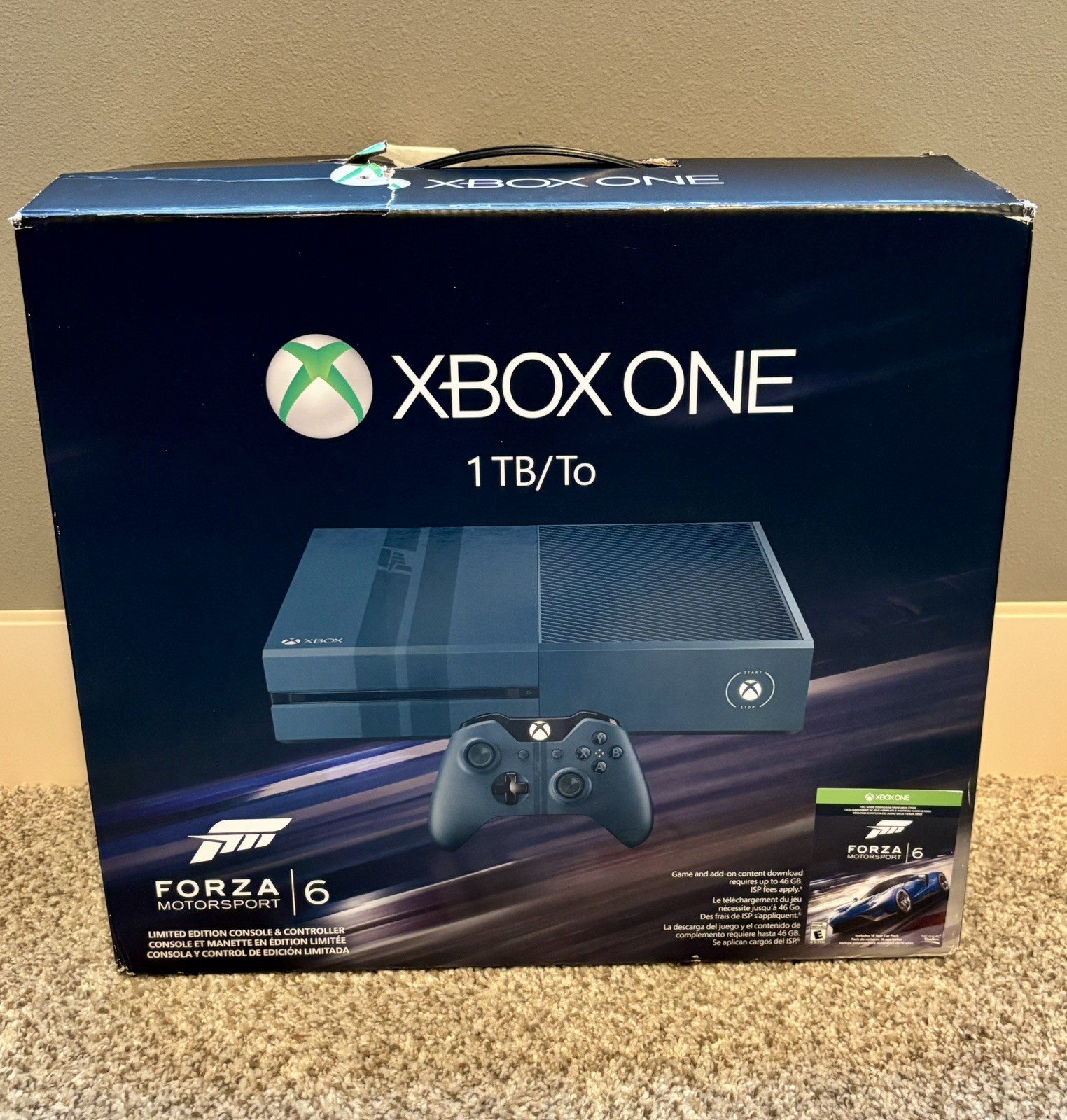 Microsoft 1TB Xbox One Console Gaming System Forza 6 Limited Edition – With Box