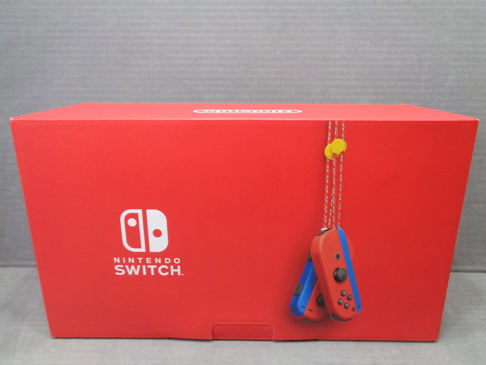 Nintendo Switch Console HAC-001(-01) Mario Red & Blue Edition – 32GB New!
