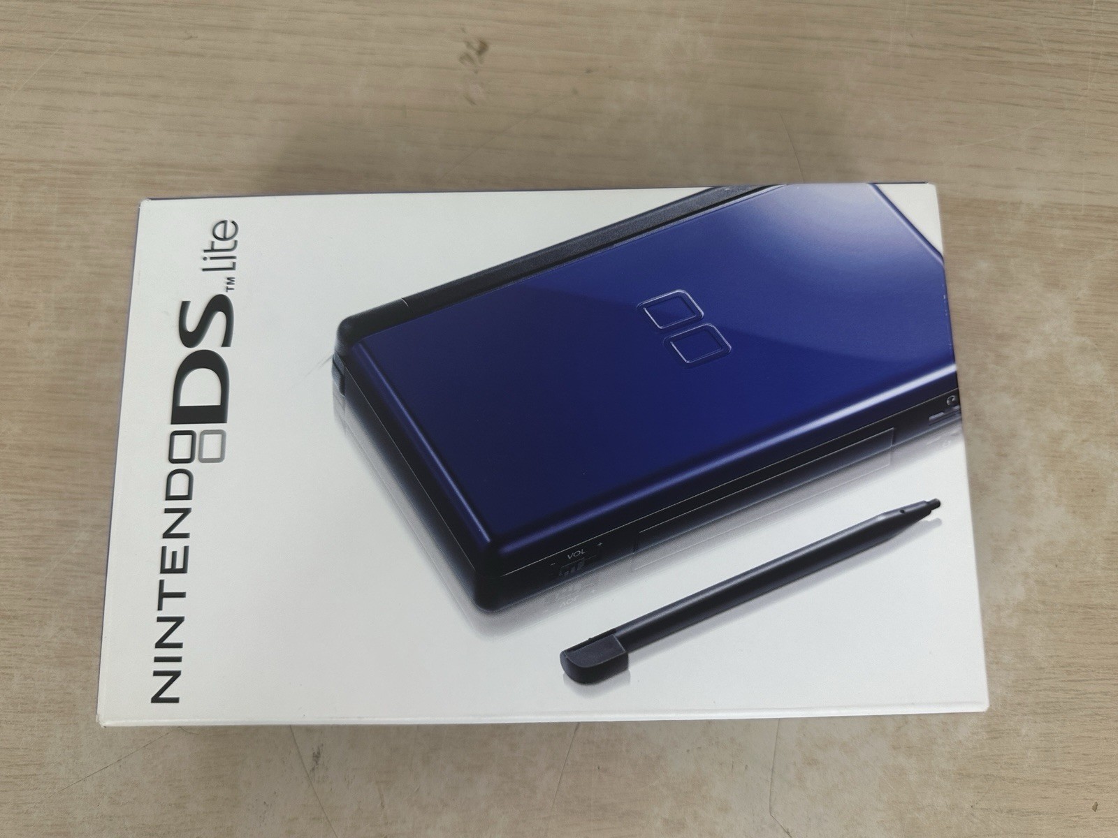 Nintendo DS Lite Handheld – Cobalt Blue/Black – USG-001 – Complete in Box: WORKS