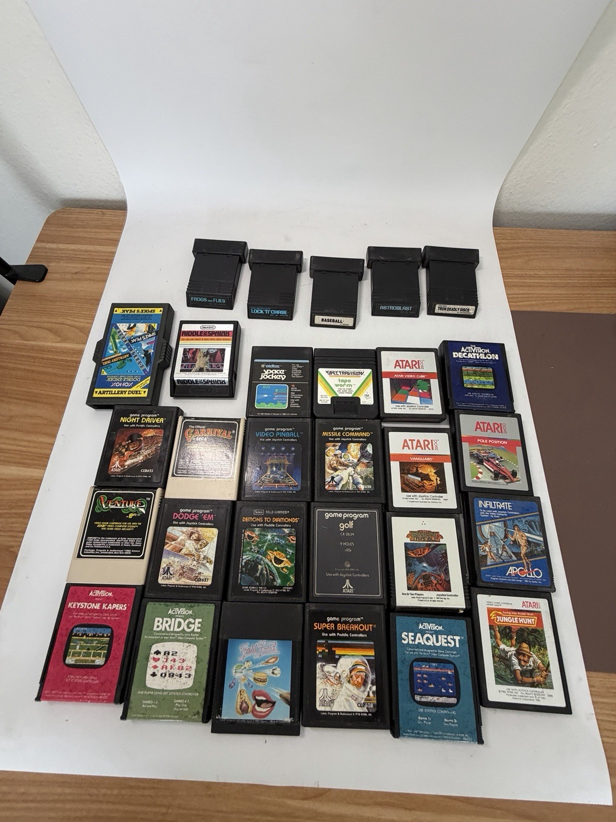 Tested Atari 2600 Video Game Console Lot With 90+ Games MANUALS and extras