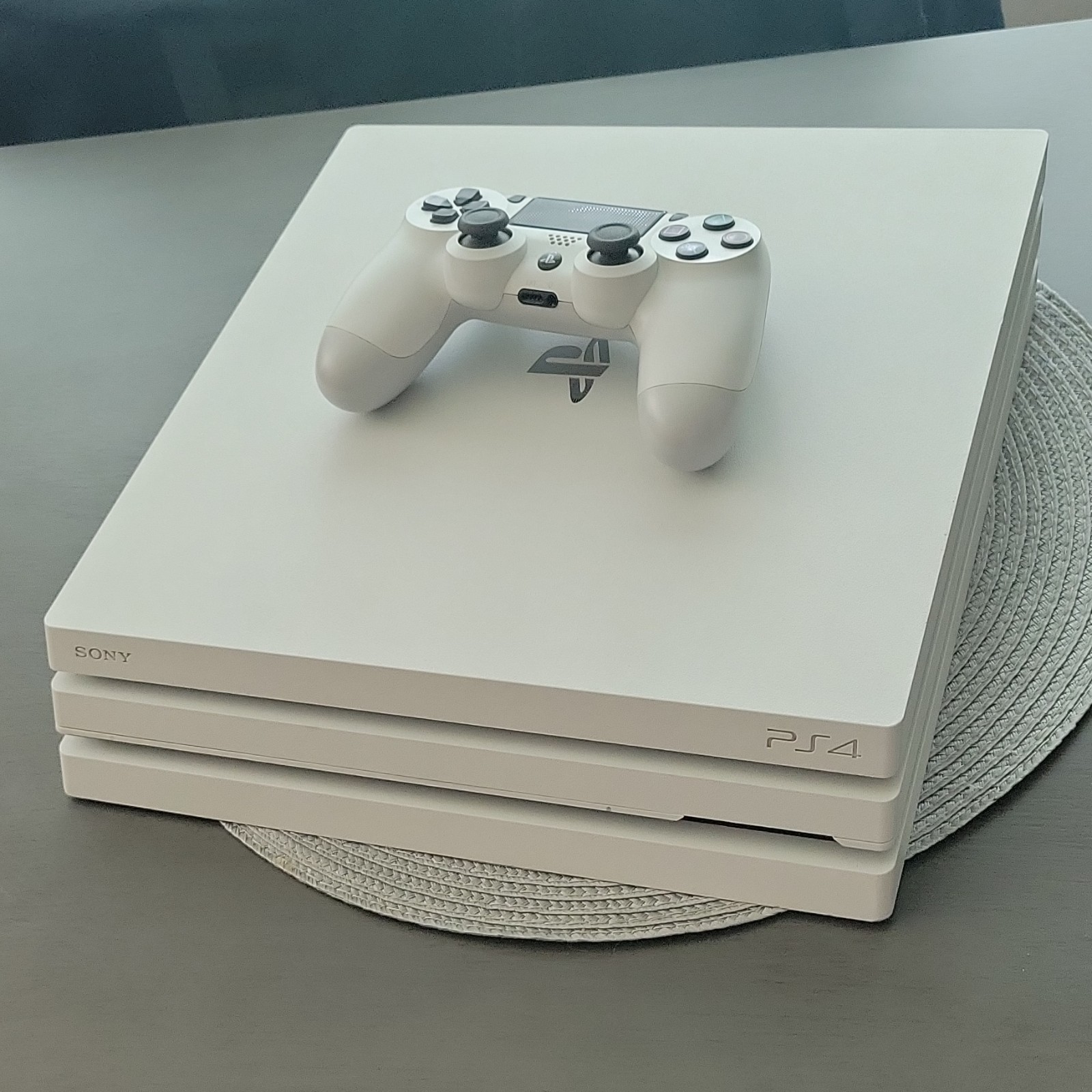 Sony PlayStation 4 Pro 1TB w/ DualShock Controller & Cords