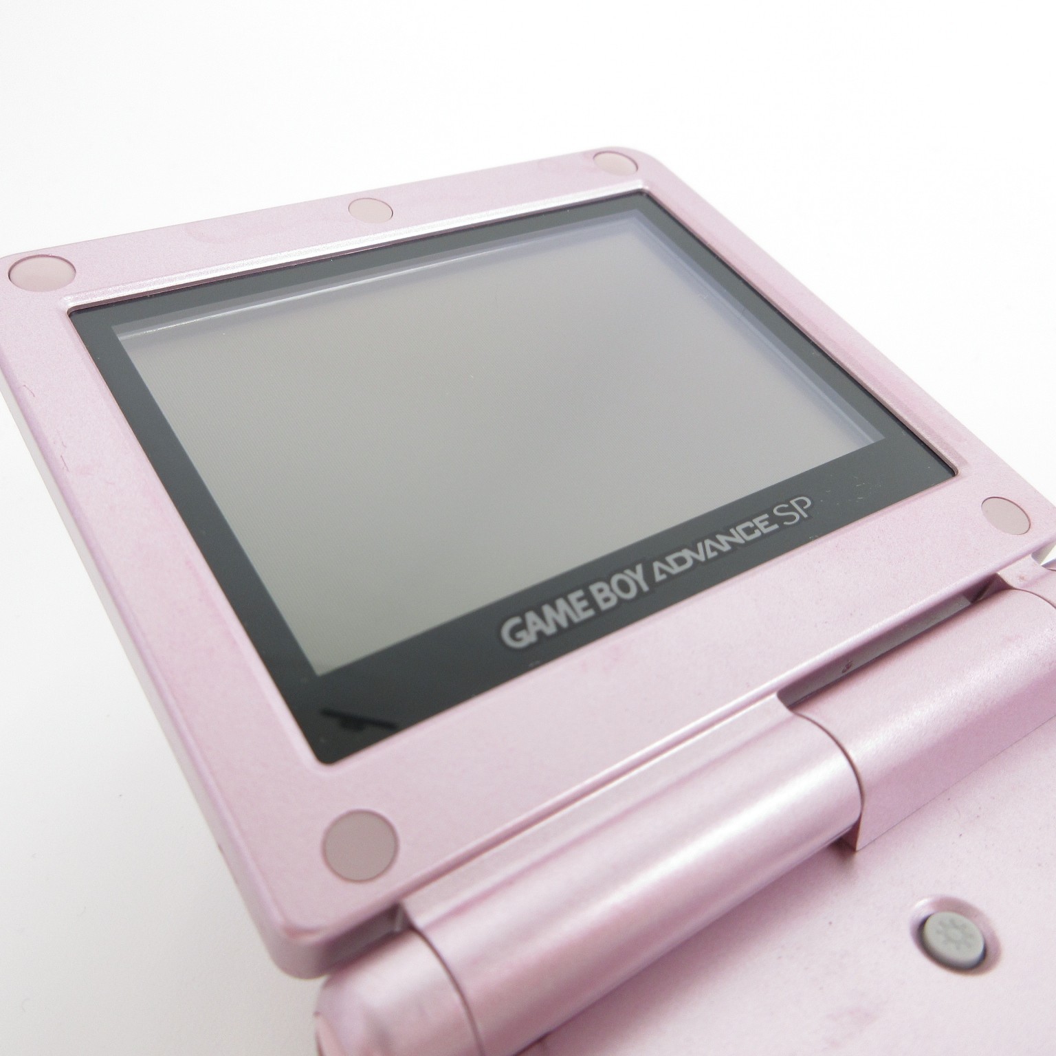 【Excellent】Nintendo GameBoy Advance SP Pearl Pink GBA Console #DEN0316/01