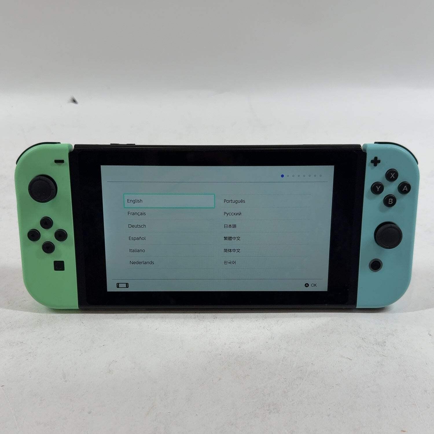 Nintendo Switch v2 Console Gaming System HAC-001(-01) Animal Crossing Edition