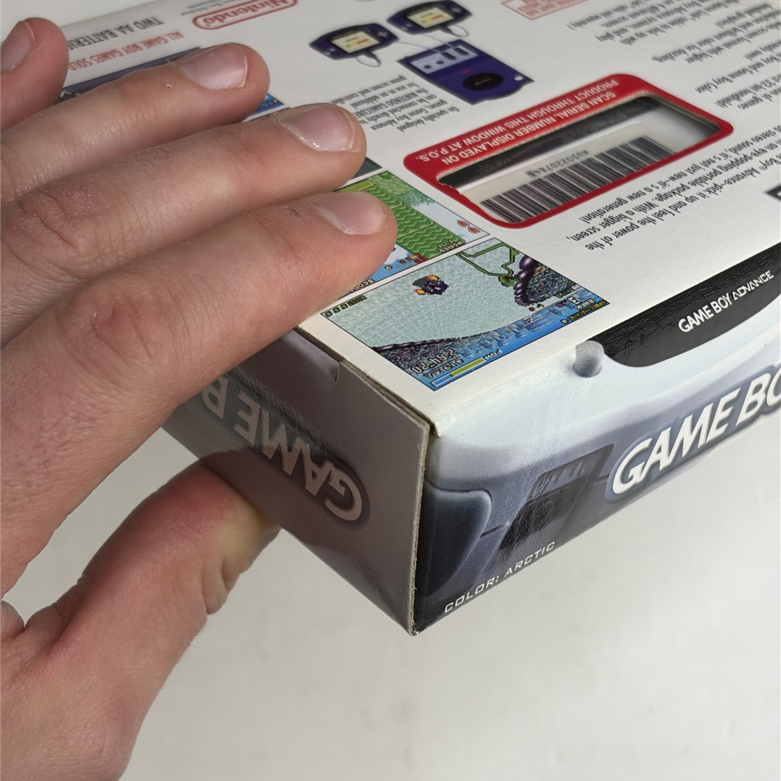 BRAND NEW Nintendo Gameboy Advance Arctic White Console FACTORY SEALED
