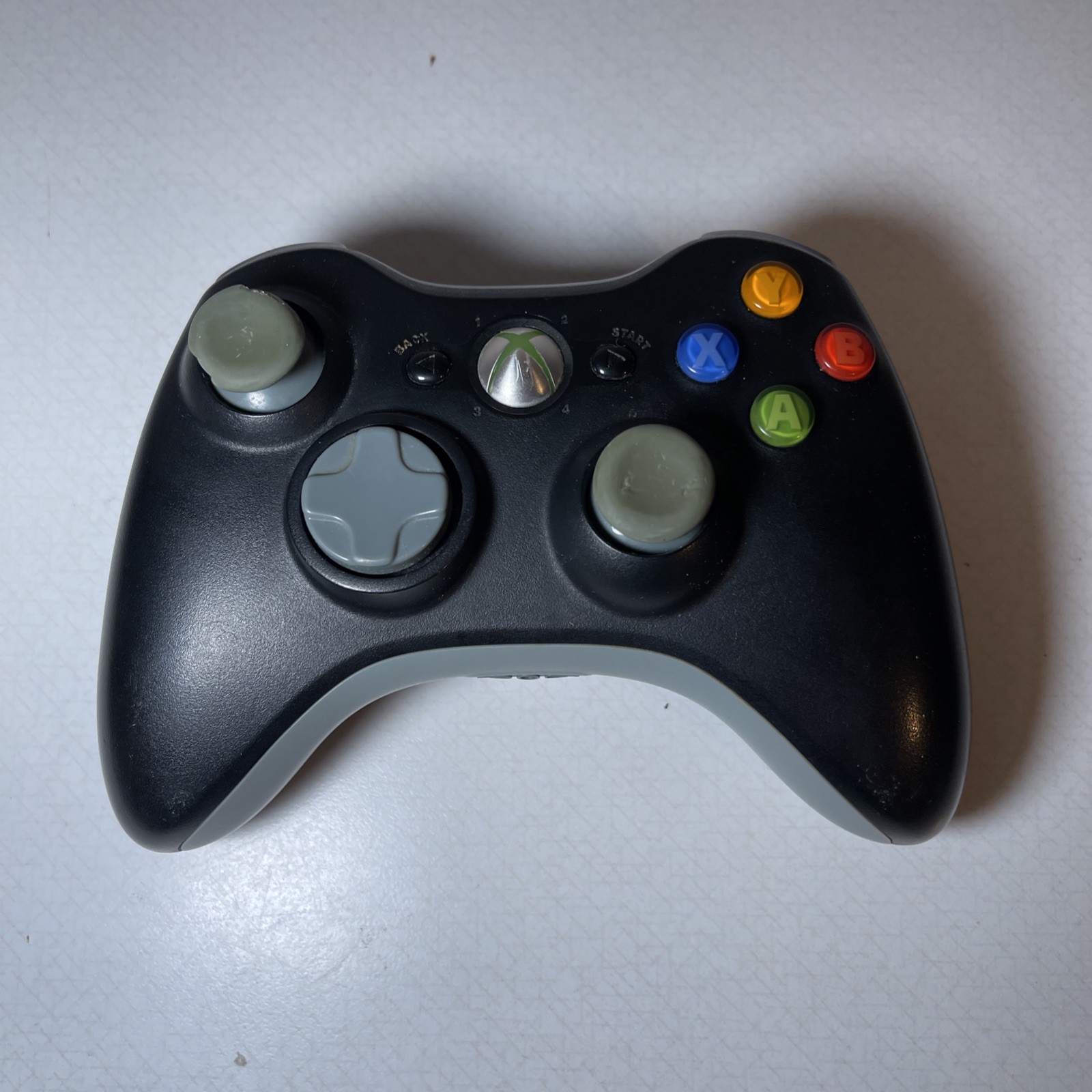 Two Microsoft Xbox 360 Controllers Untested No Backs With Cords And Microphone
