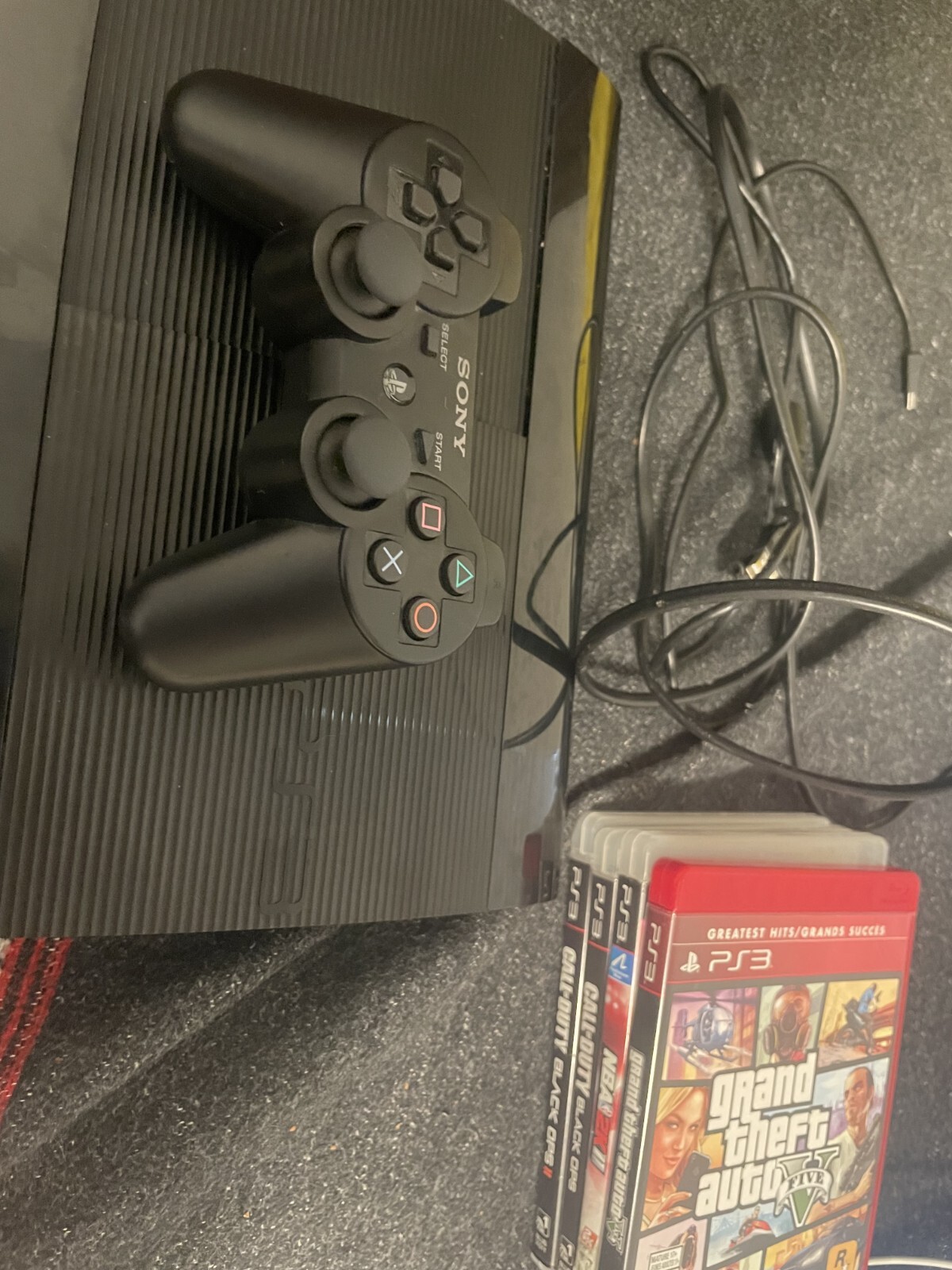 Sony PlayStation 3 Super Slim 250GB- Console Bundle + Games
