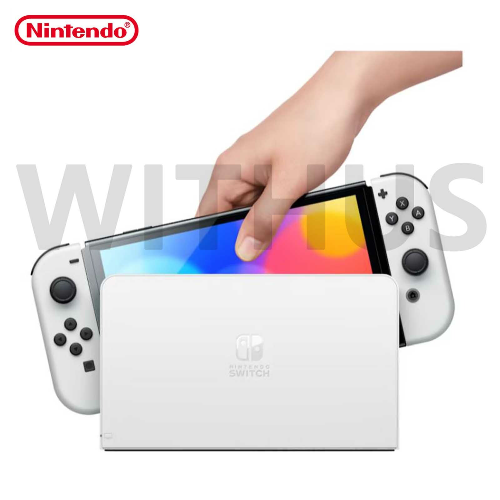 Nintendo Switch OLED Model HEG-001 Handheld Console – 64GB – White