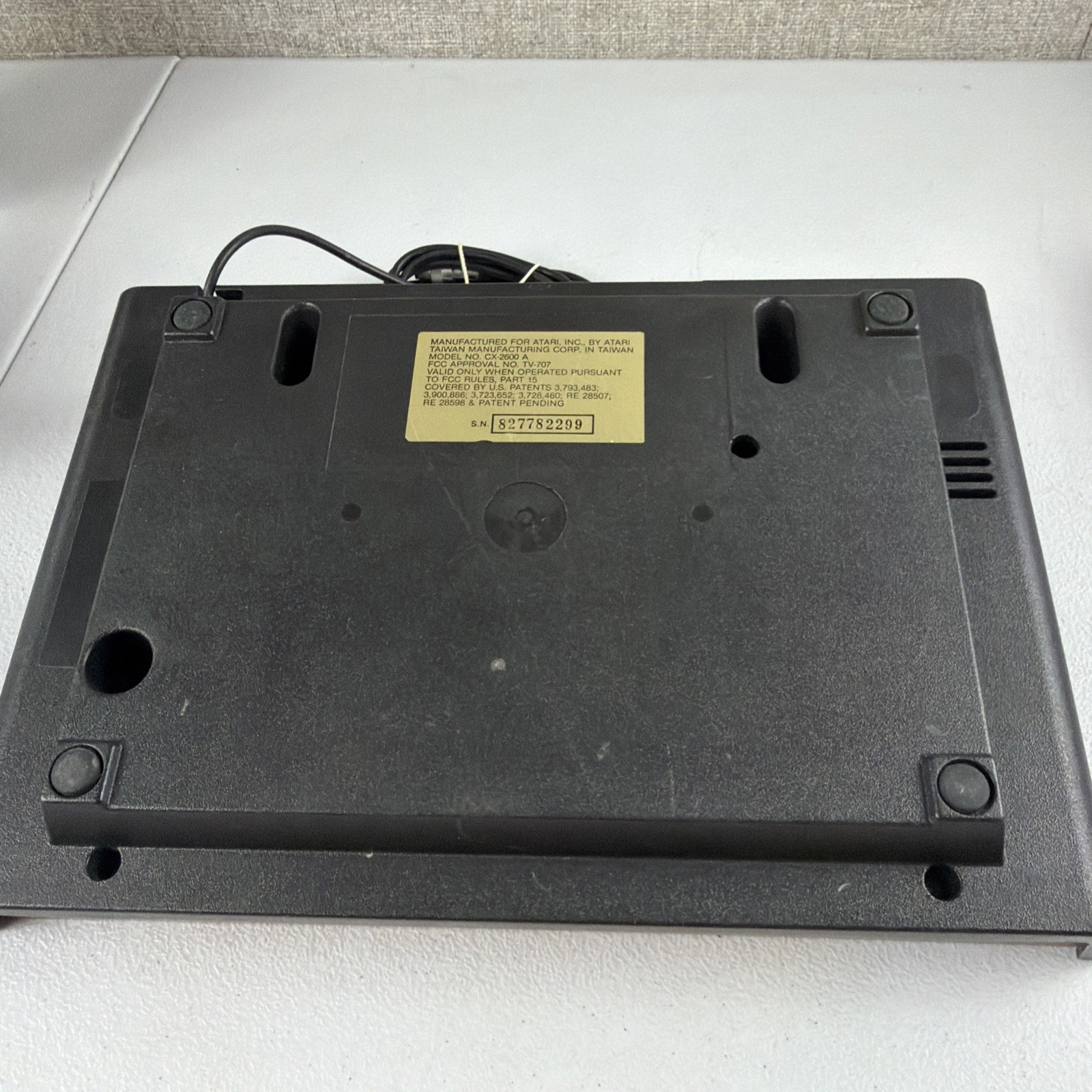 Atari 2600 Video Computer System Model CX-2600 A – Console Only PARTS/UNTESTED