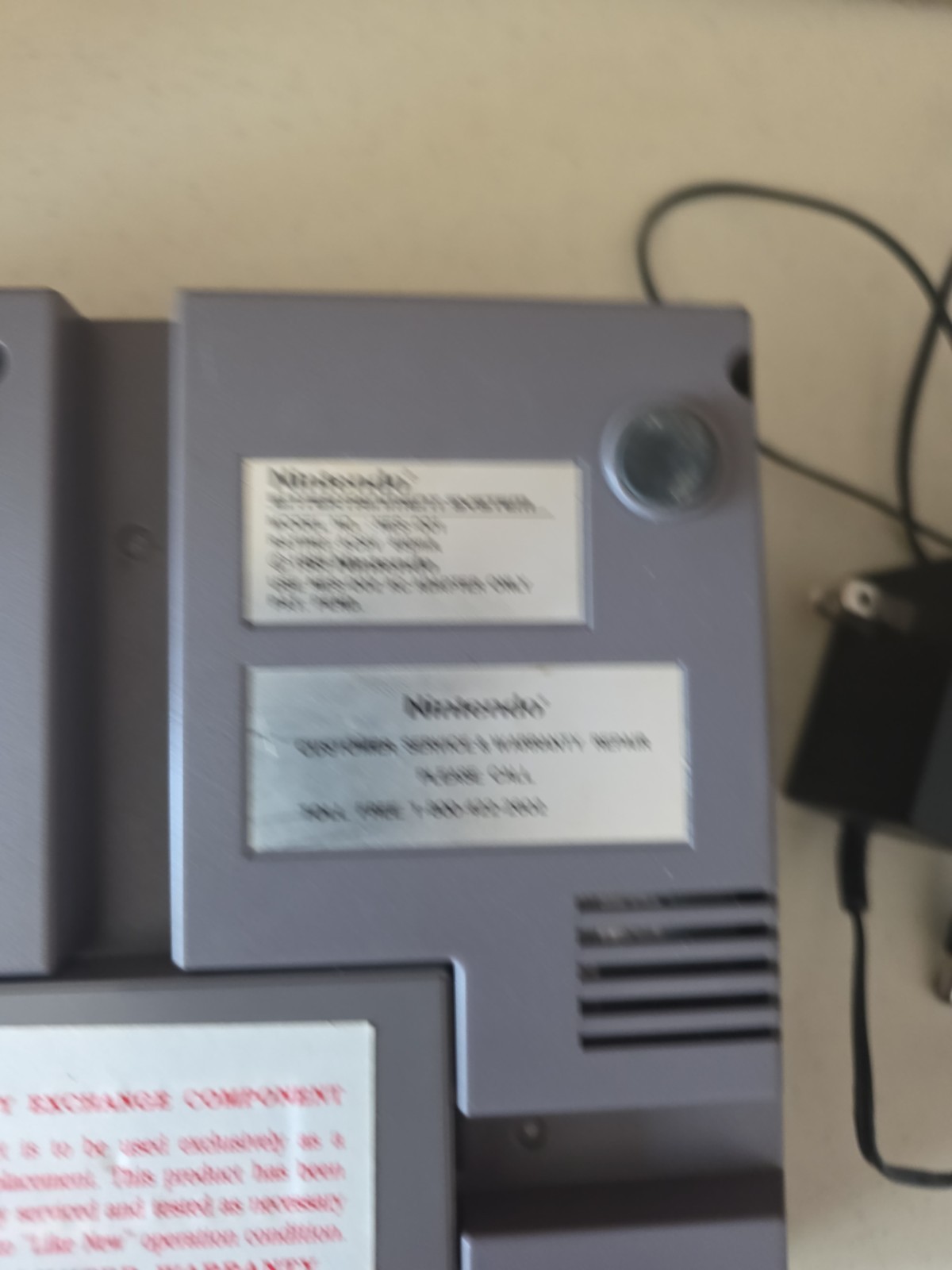Used Nintendo NES Console Bundle With 10 Games Tested And Working