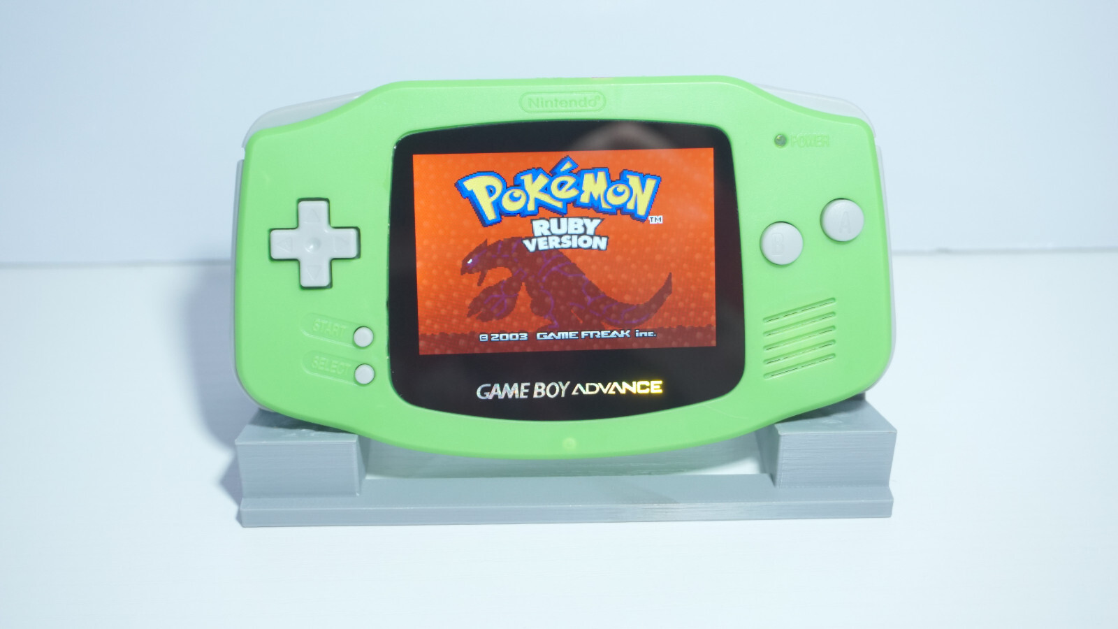 Green Apple Nintendo Game Boy Advance GBA AGB-001 with IPS Backlit Screen