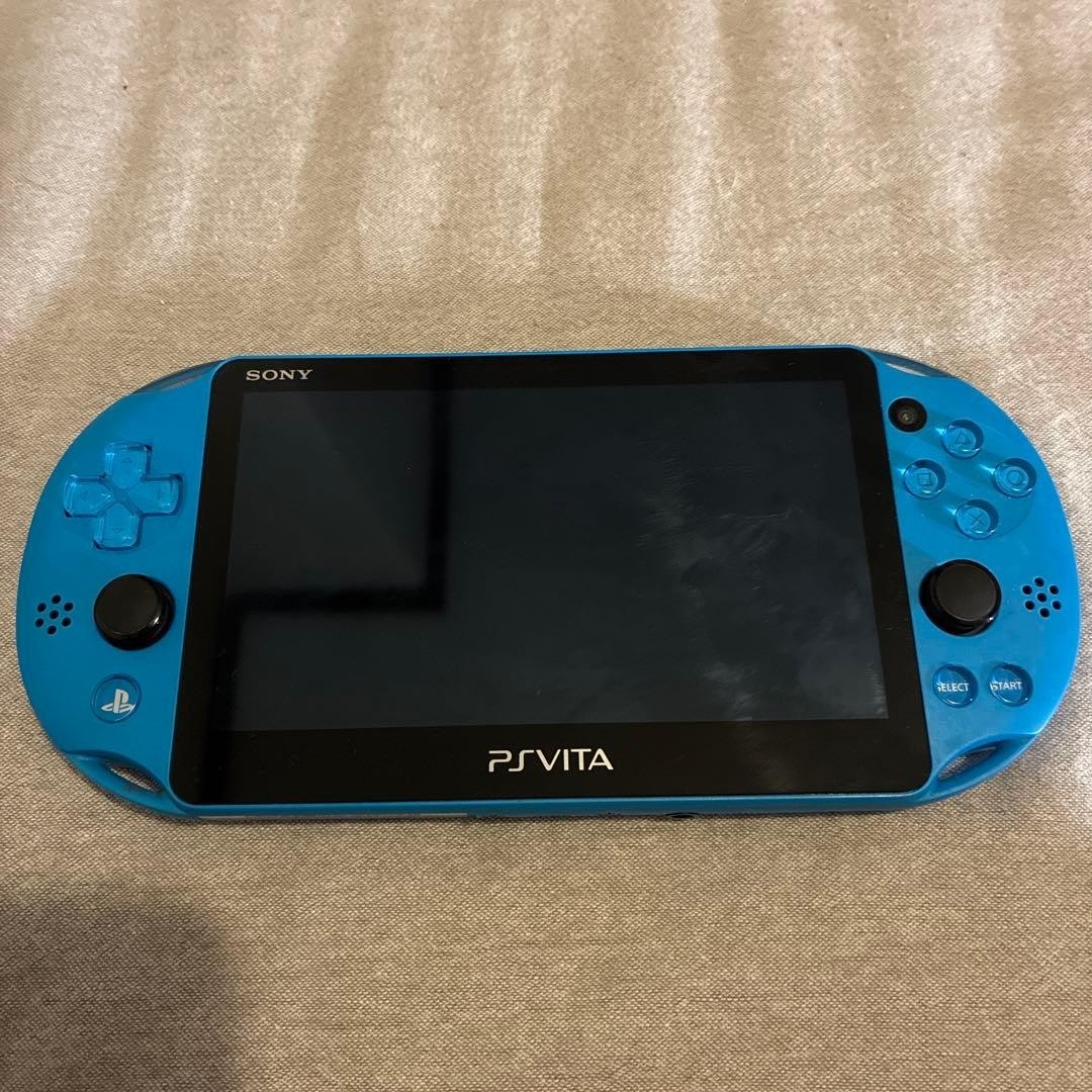 Excellent PS Vita PCH-2000 Sony Console Aqua blue Tested Used
