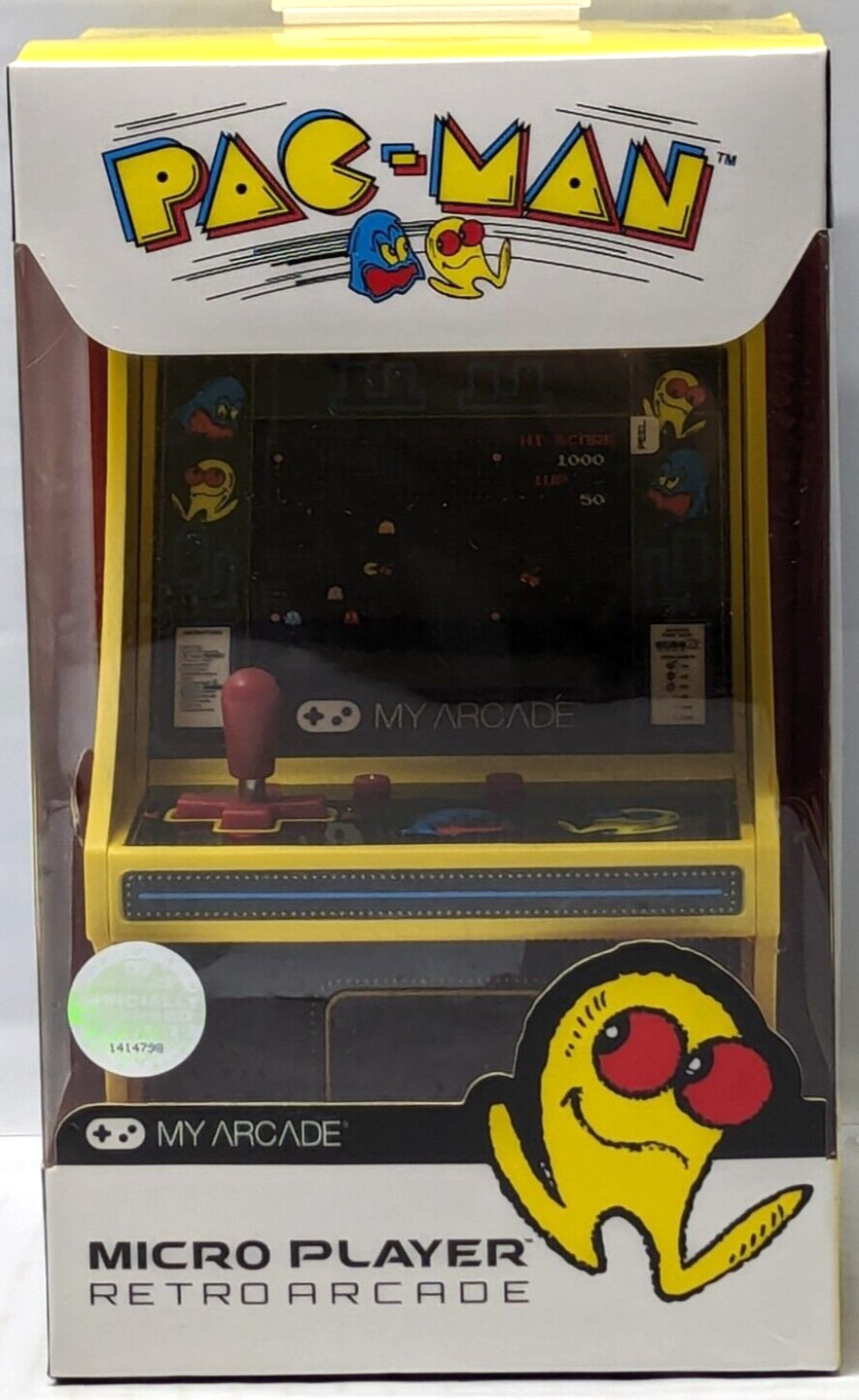 My Arcade Pac-Man Micro Player Retro Arcade Machine 6″ Cabinet New In Box