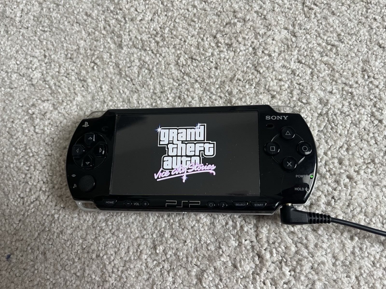 PSP-2001 Black, Tested and Working, GTA Vice City Stories