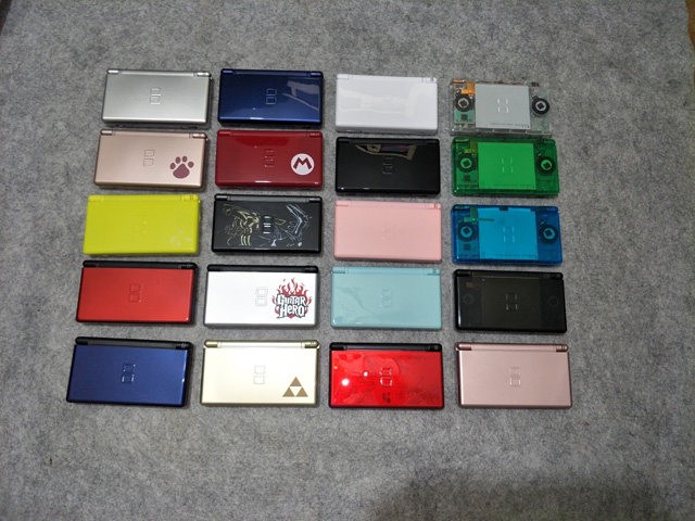Original NDSL Console Refitted, NDS/NDSI Compatible, Free GBA Card (Not 3DS)