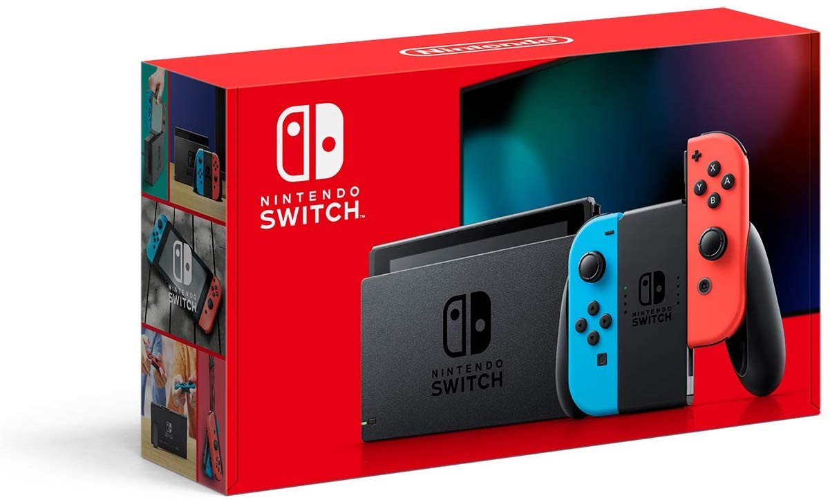 Nintendo Switch 32GB Console with Neon Red/Blue Joy-Con