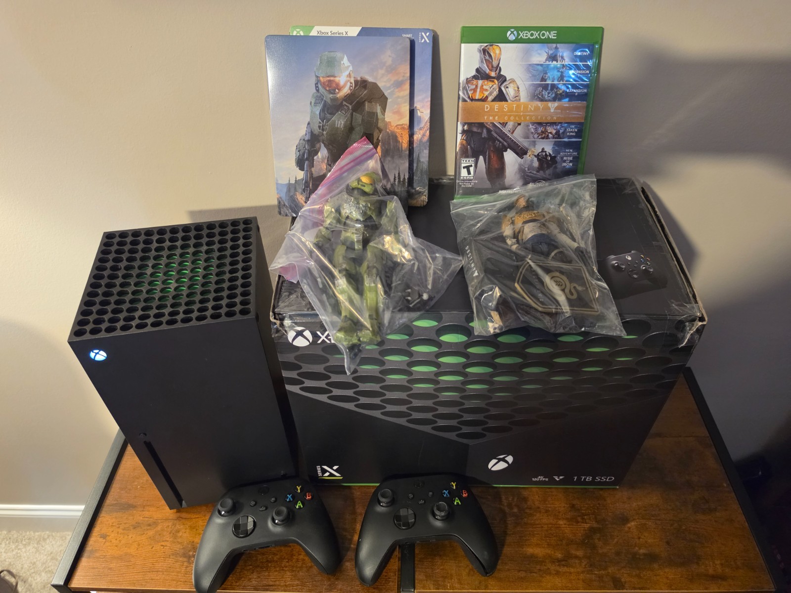 Xbox Series X bundle with two controllers, Halo Infinite Steelbook, + more READ!