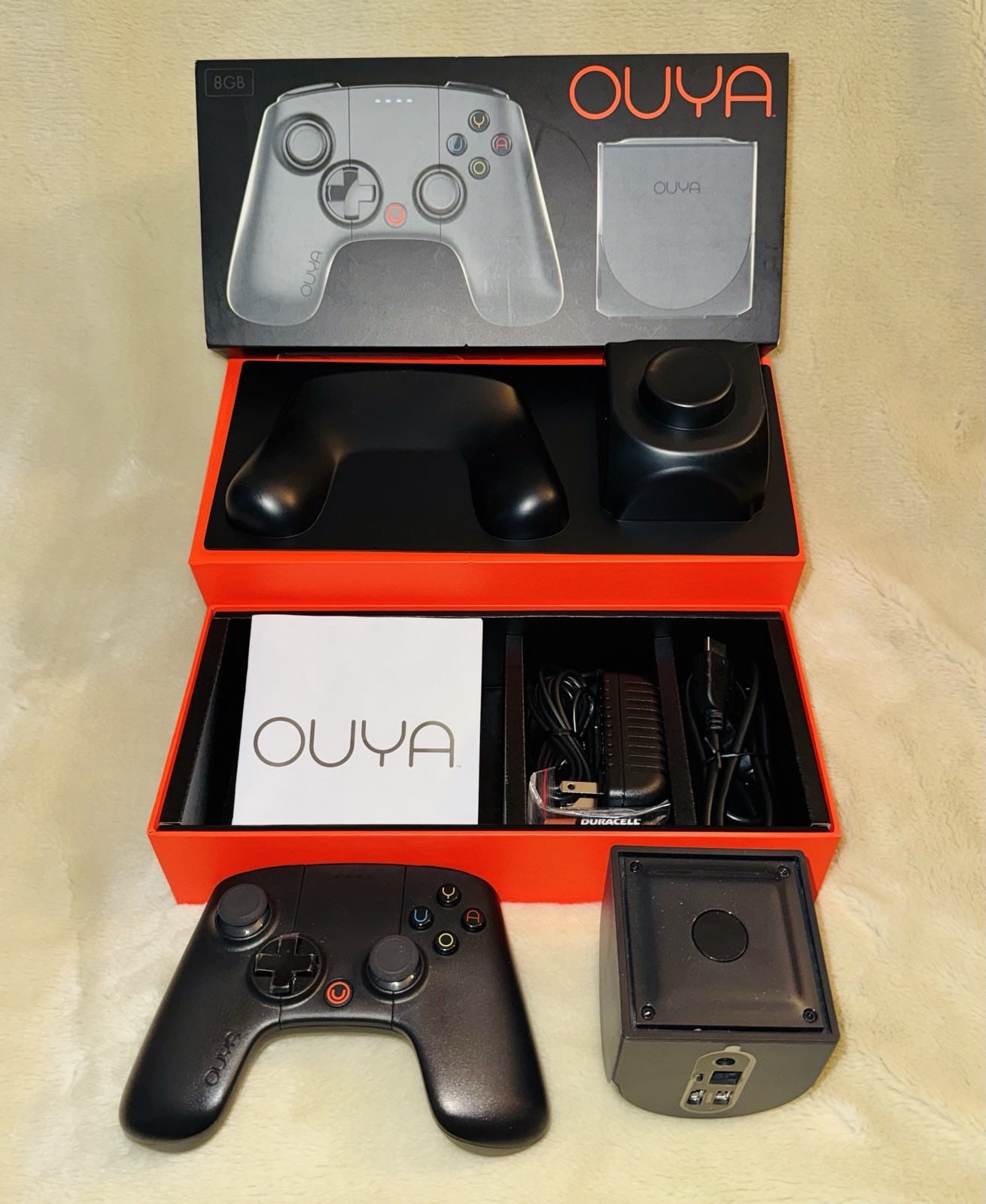 New OUYA Anthracite Edition Console 8GB ROC-00006-NA MN-OUYA1P CIB MINT UNUSED