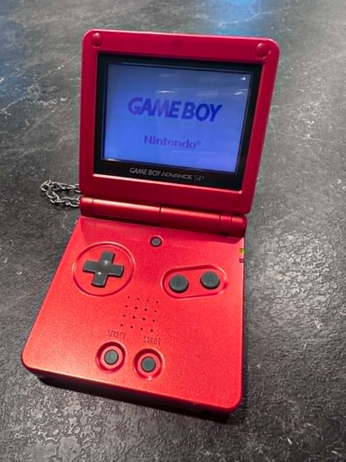 Nintendo Game Boy Advance SP Handheld System – Flame Red