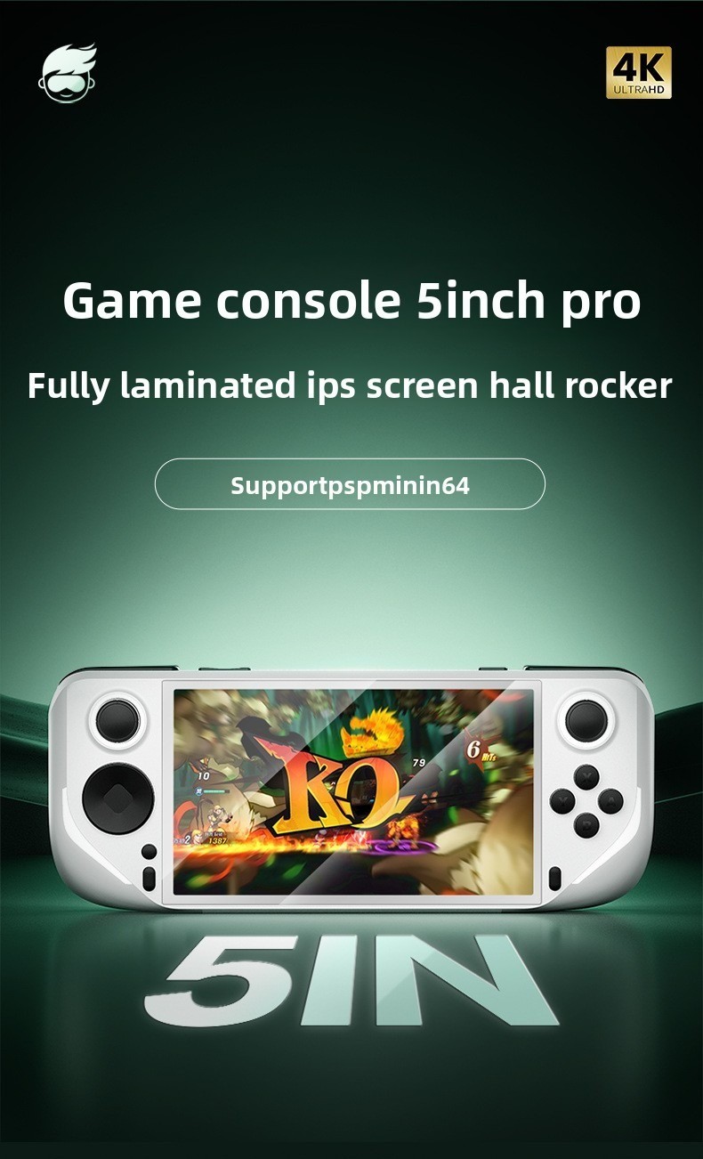 E6 Retro Handheld Game Console,supports connection to game controllers-White