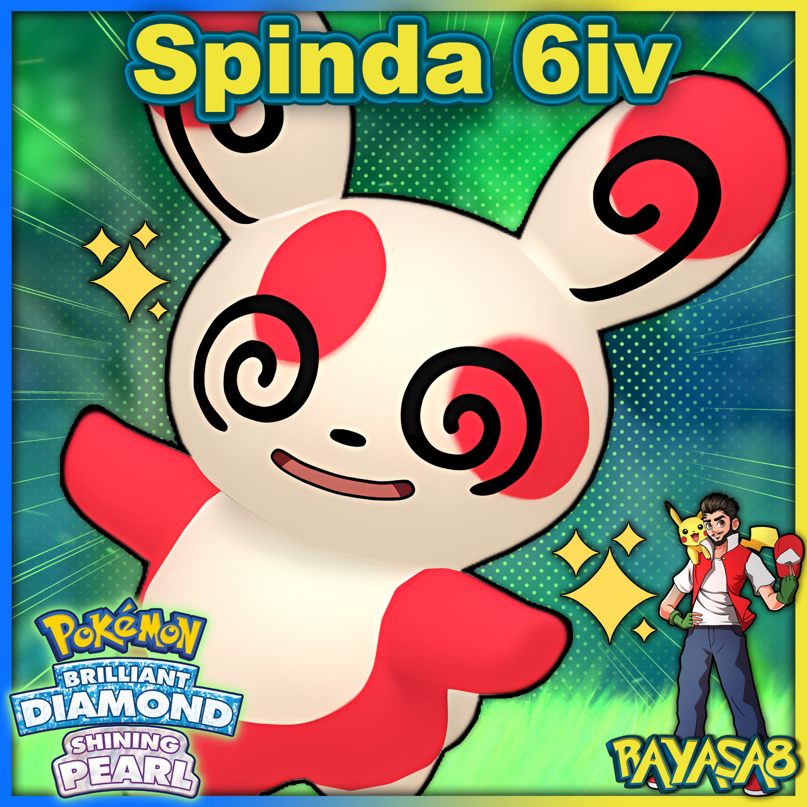 Shiny Spinda Pokemon 6iv Non Shiny ⚡ Brilliant Diamond & Shining Pearl Home ⚡