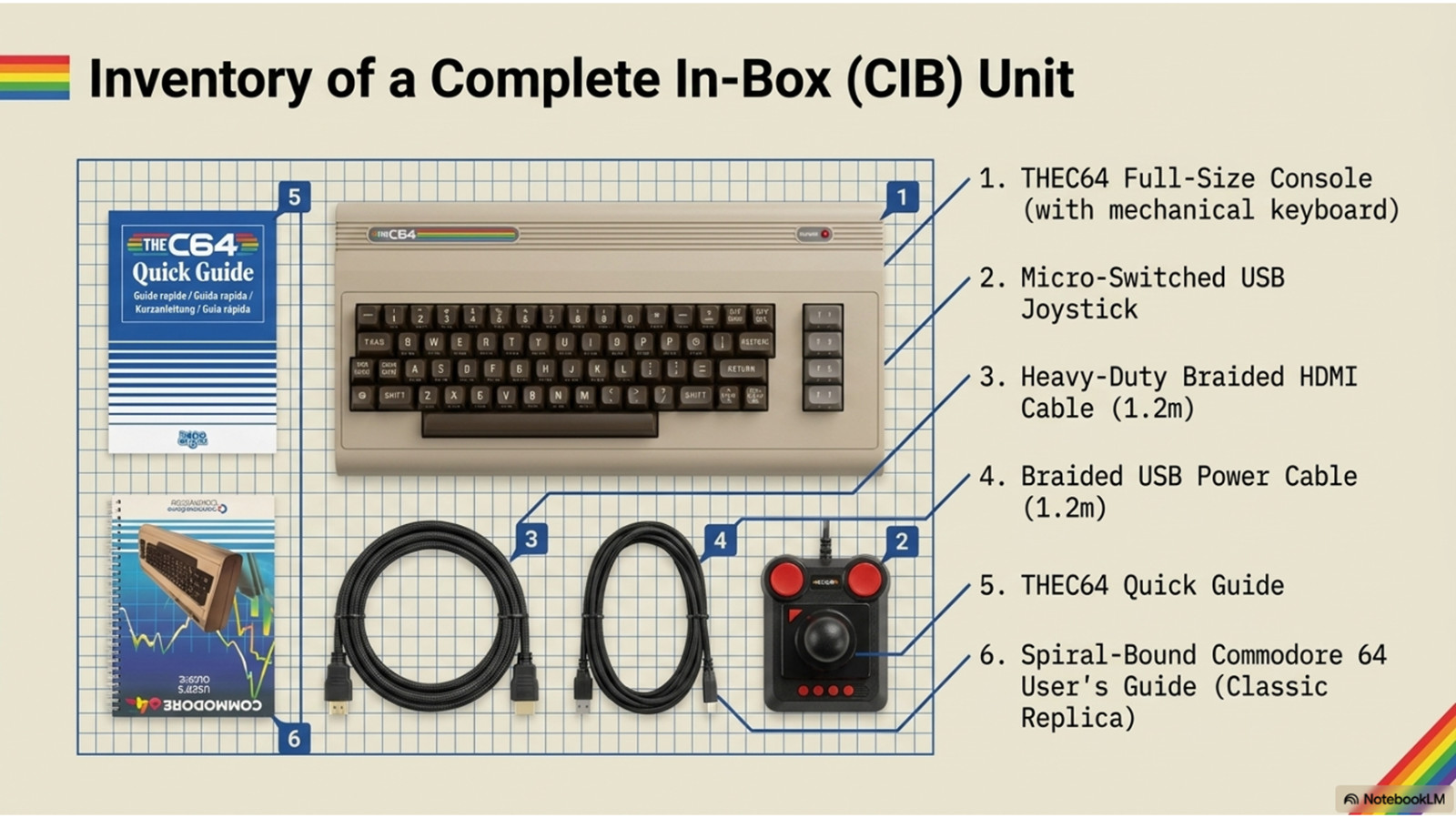 THE C64 MAXI – Commodore 64 Microcomputer – Full Size Keyboard – Original Box