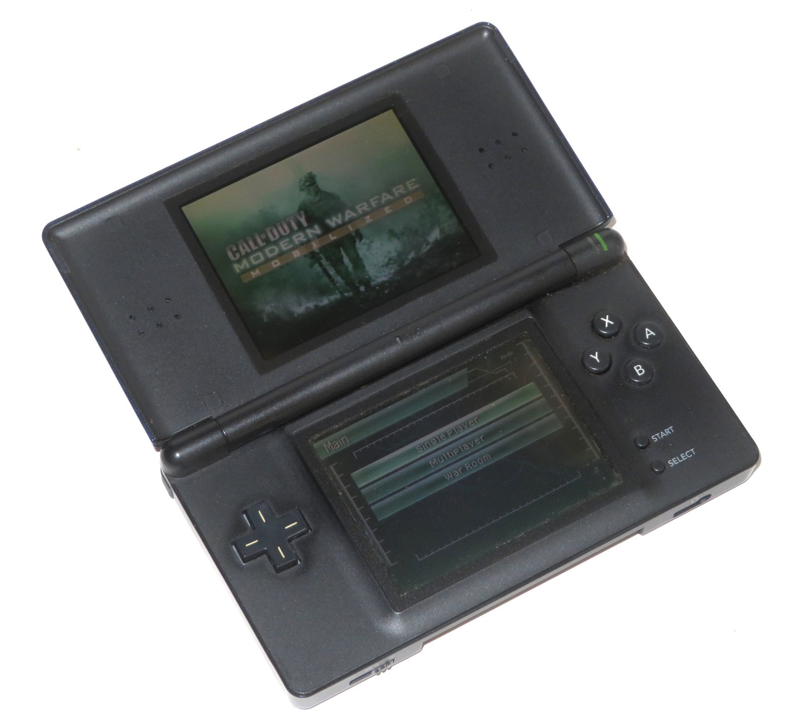 Nintendo DS Lite Handheld System MINT w/ Call of Duty Blue/Black USG-001 TESTED!