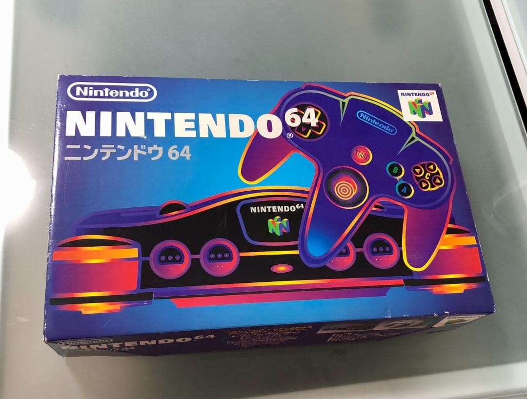 Nintendo 64 Console 4 Games Set Mario Kart Tested Controller Adapter JP Version