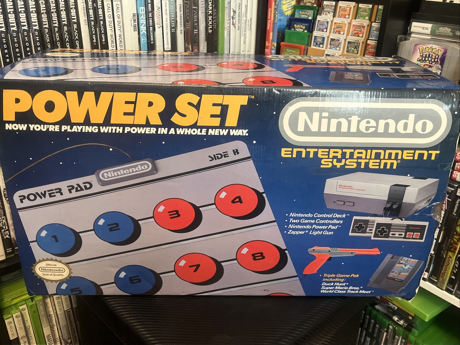 Nintendo Entertainment System NES Power Set Complete In Box CIB Power Pad – Read
