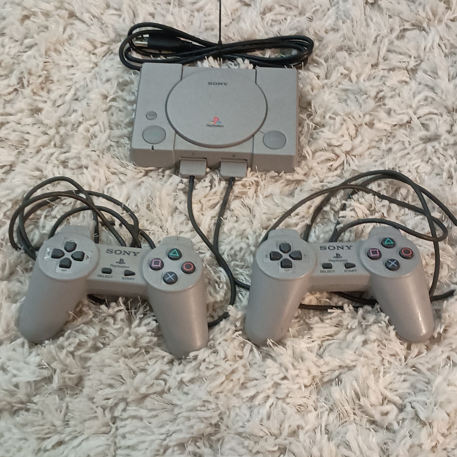 Sony PlayStation Classic Mini Gray Console works great.