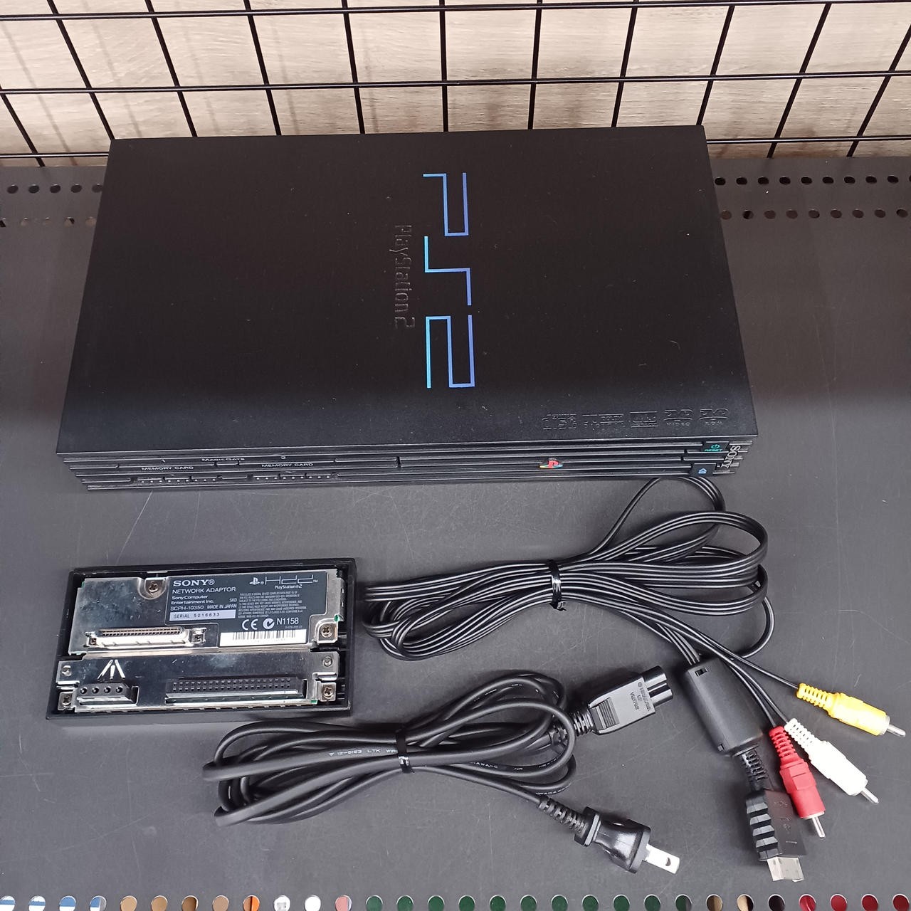 Sony PlayStation 2 SCPH-30000 Console with Network Adapter Used