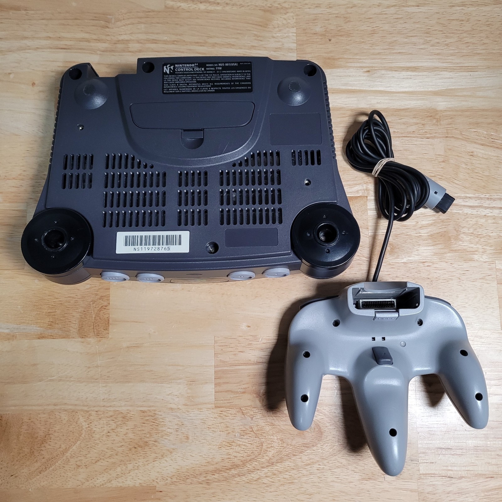 Nintendo 64 N64 Console Charcoal Gray Complete Set w. Expansion Pak – Tested