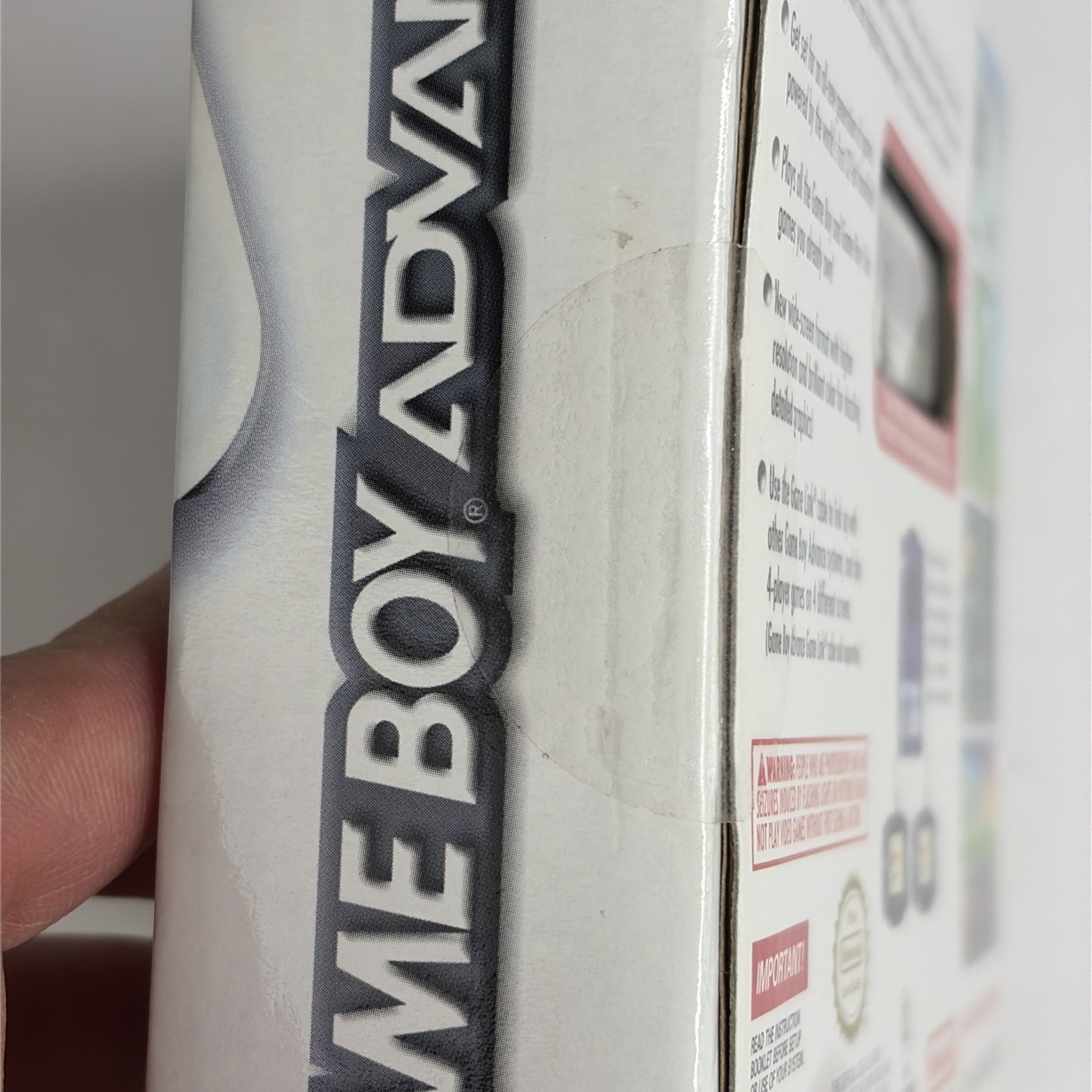 BRAND NEW Nintendo Gameboy Advance Arctic White Console FACTORY SEALED