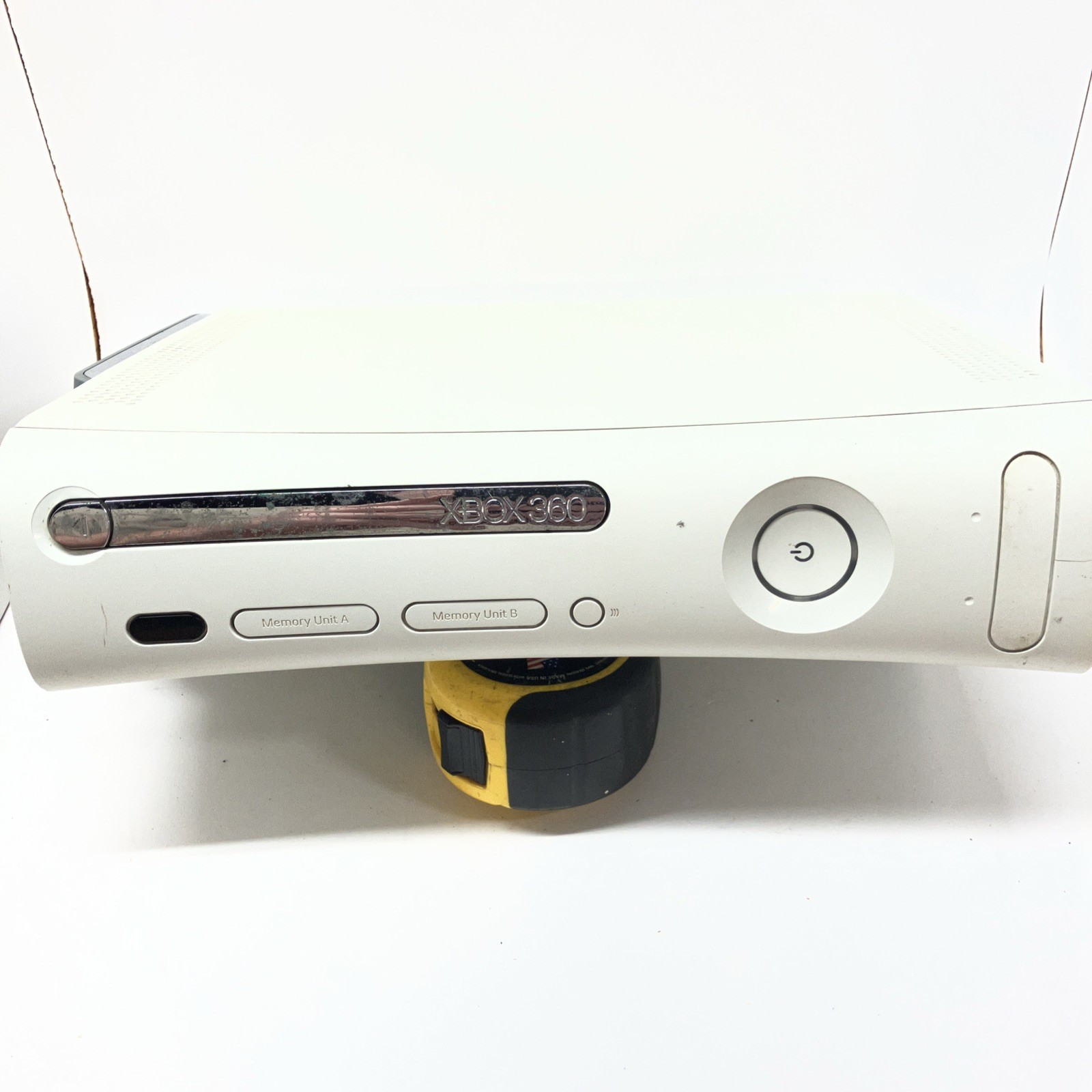 Microsoft Xbox 360 White Console Only – No Cables or Accessories. Untested. AsIs