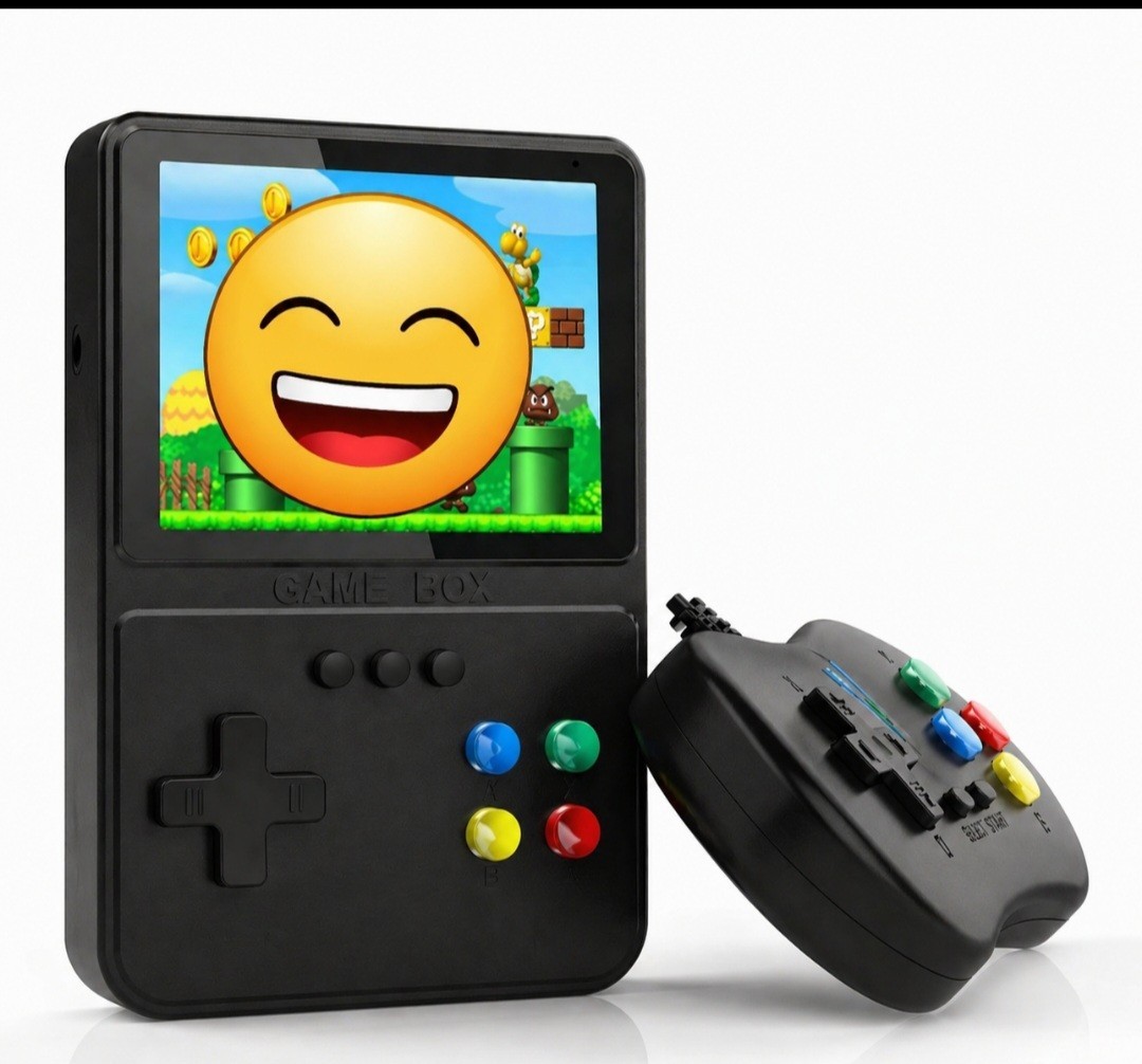 Game Box Plus K31 Black Handheld Console 500 Games 3.5″ LCD TV Out
