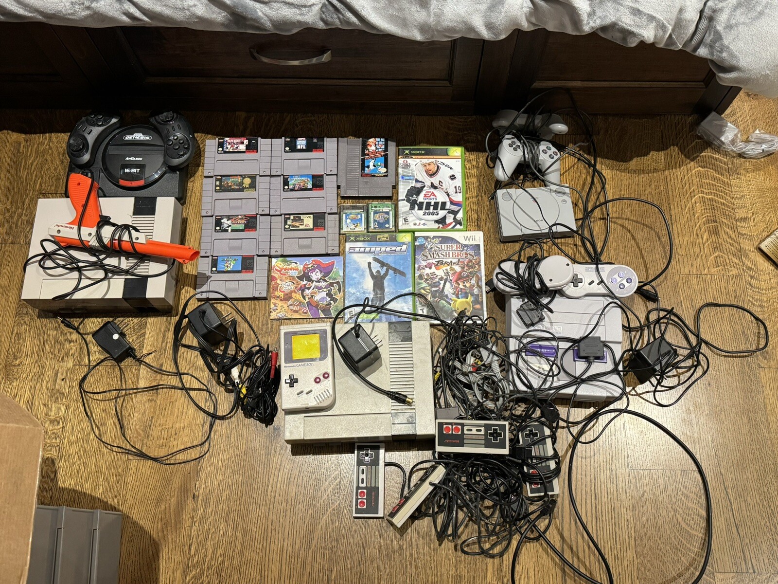 Nintendo Snes + Nes(2) + PS Classic+ Gameboy + Sega Genesis Flashback + Games