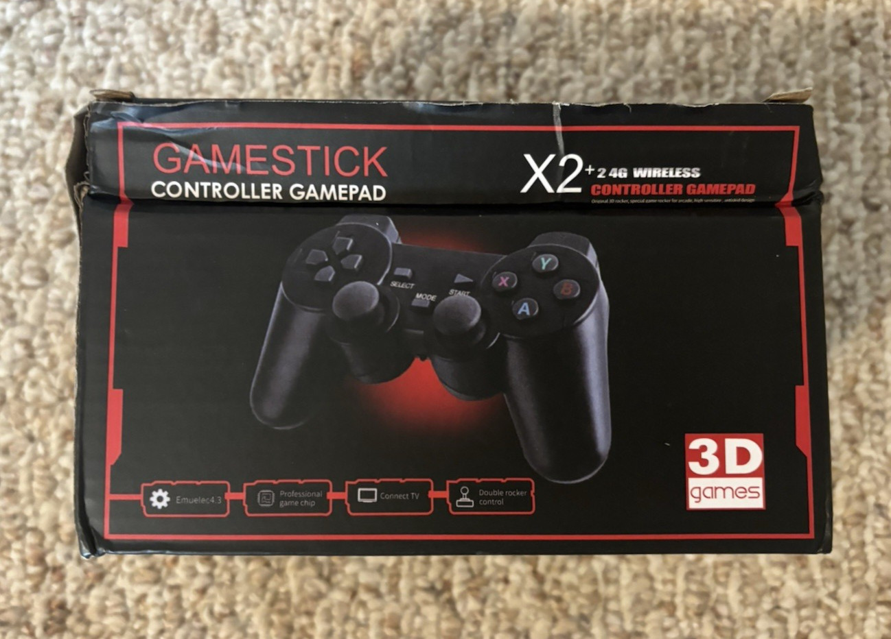 Game Stick X2 Wireless Controller Gamepad 3D Retro TV Gaming Console