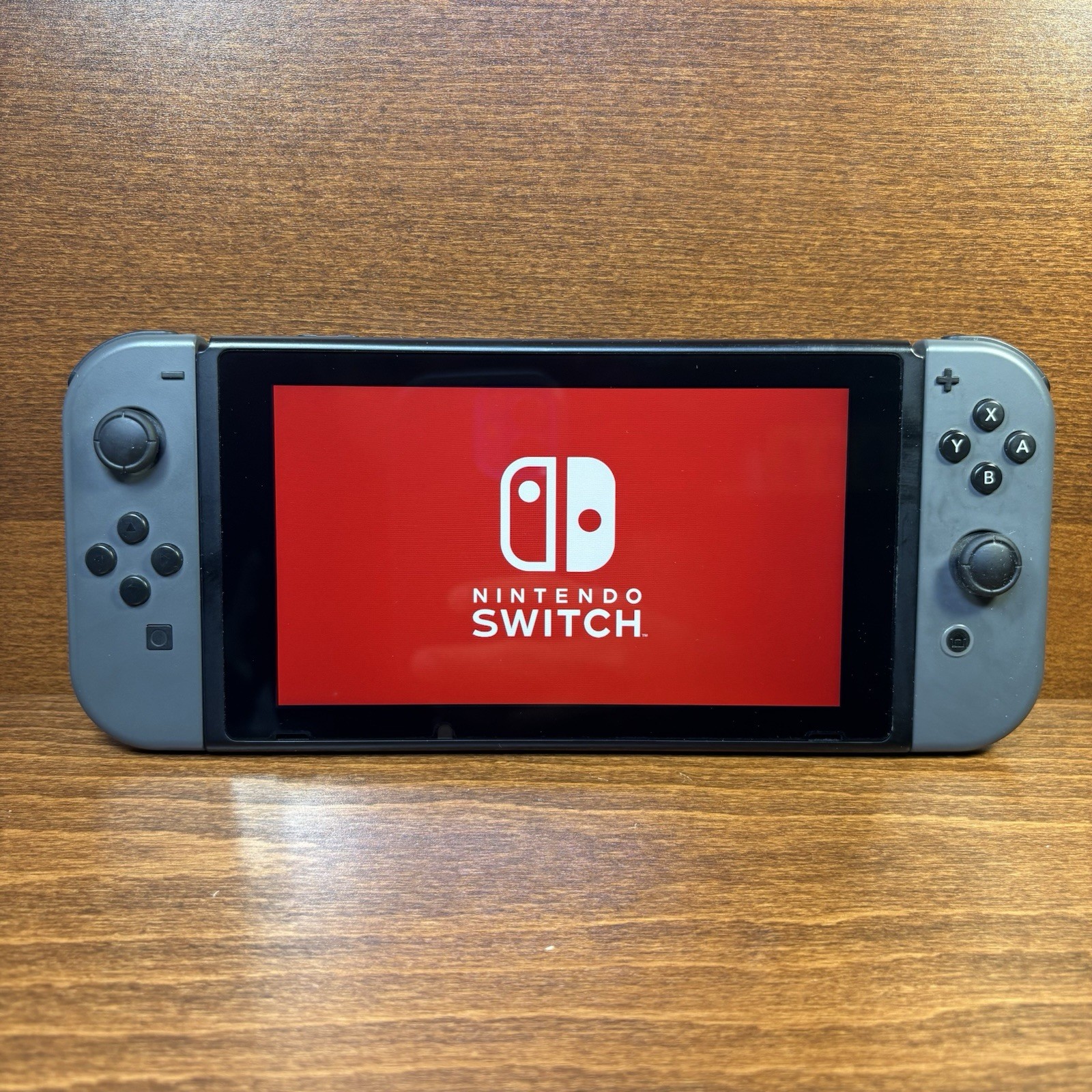 Nintendo Switch with Gray Joy-Cons | Works Perfectly | Case Included