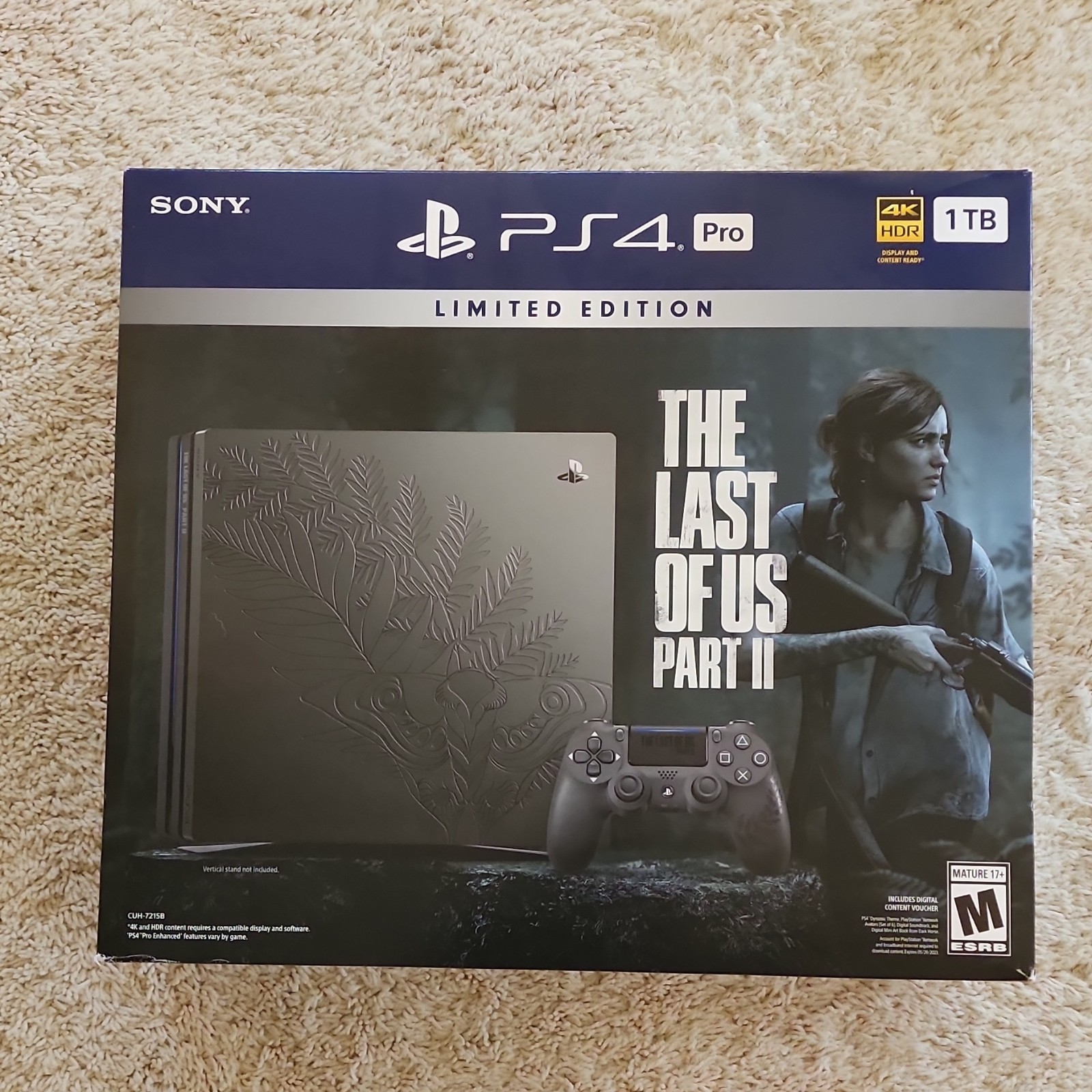 New Sony PlayStation 4 Pro PS4 The Last of Us Part II Console CUH-7215B 1TB